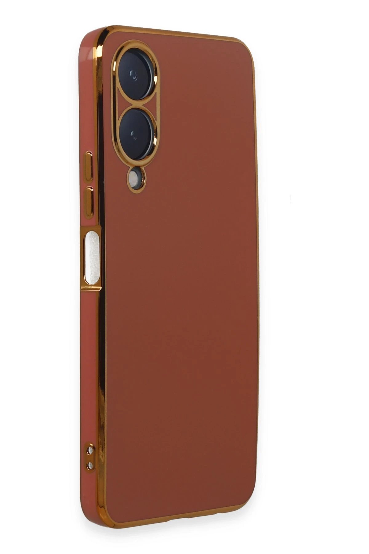 Newface Vivo Y17S Kılıf Volet Silikon - Kırmızı