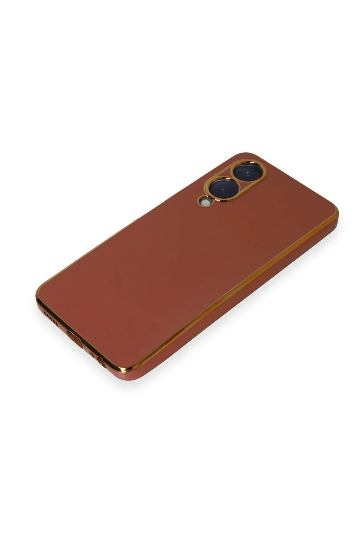 Newface Vivo Y17S Kılıf Volet Silikon - Kırmızı