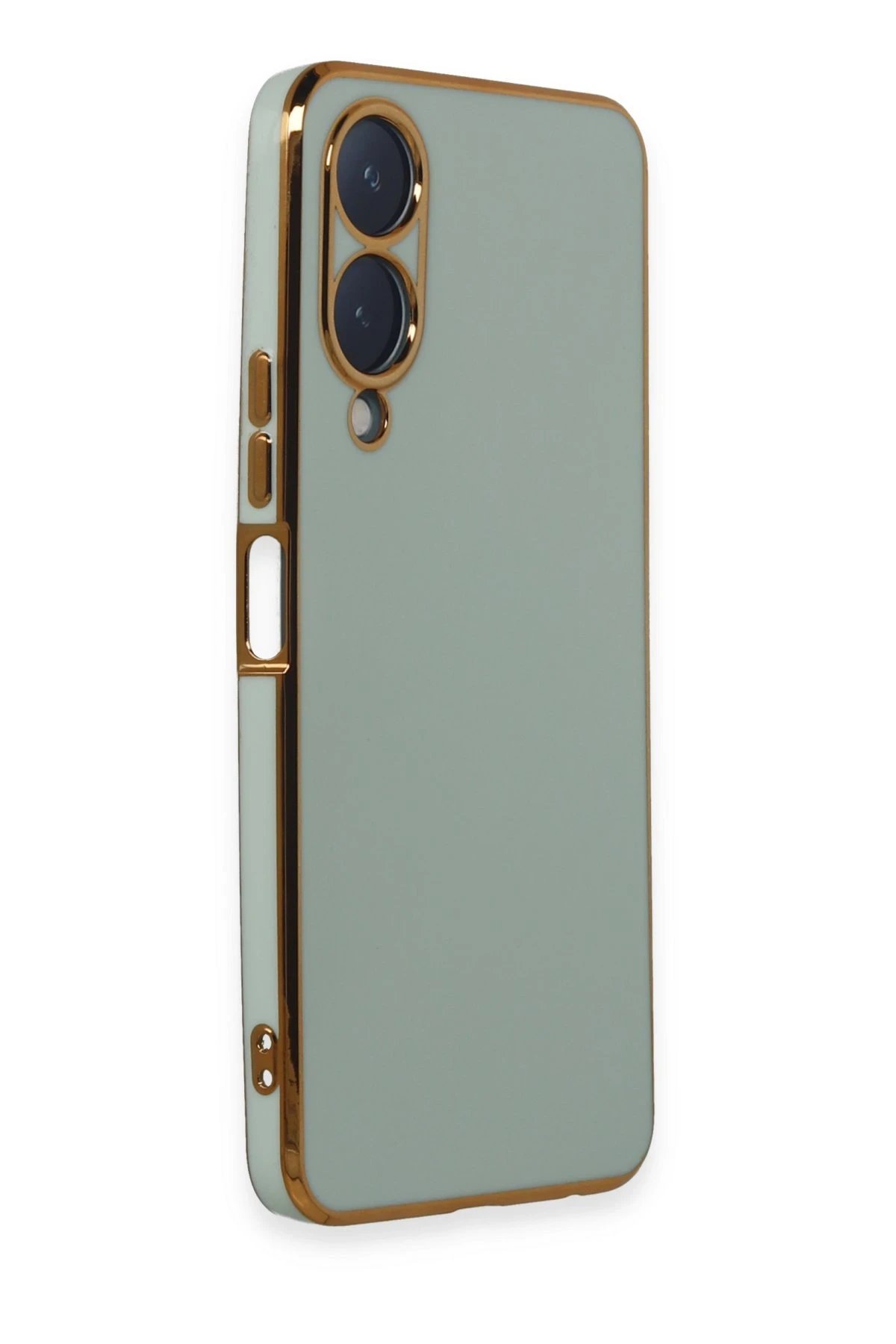 Newface Vivo Y17S Kılıf Volet Silikon - Açık Yeşil