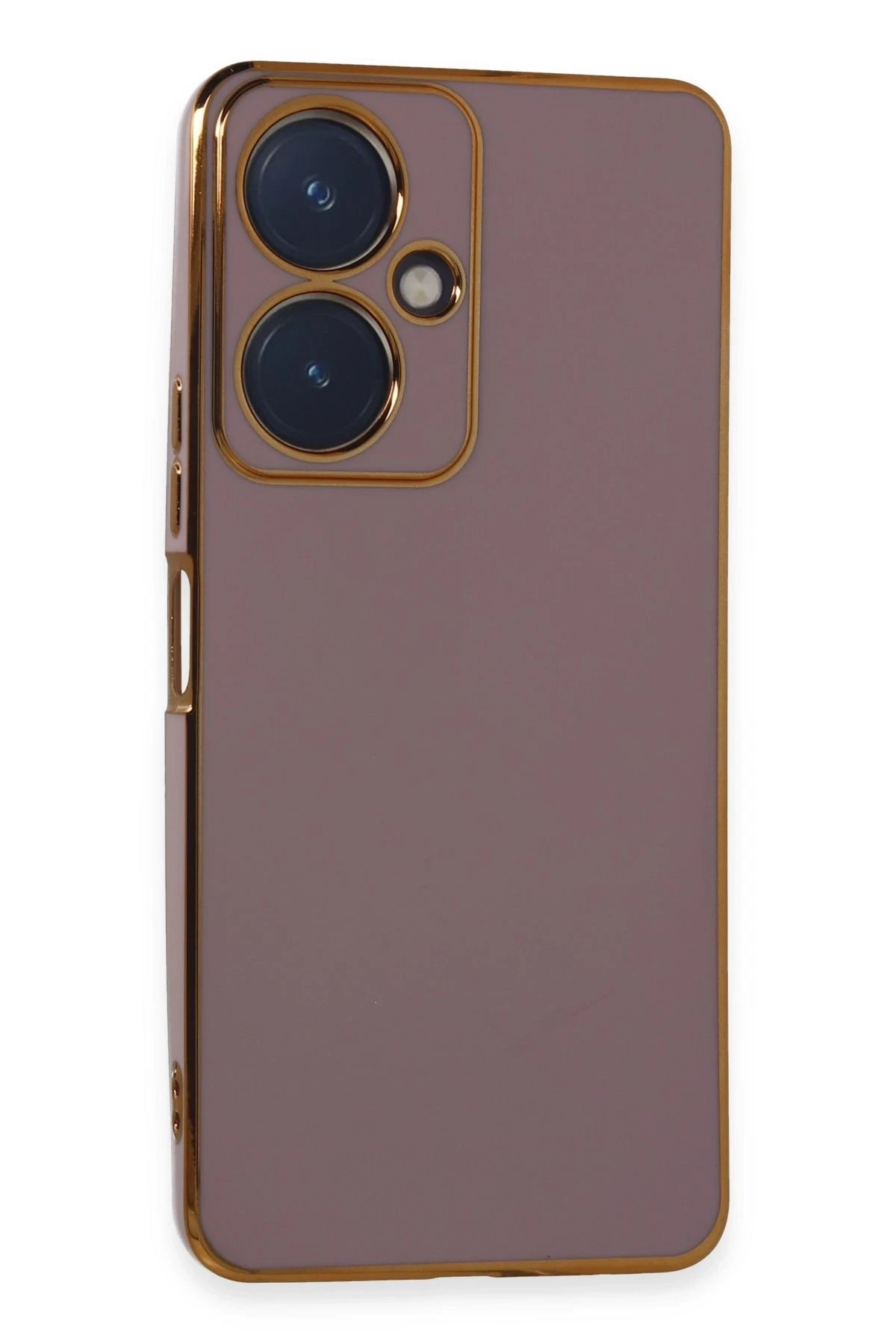 Newface Vivo Y27 Kılıf Volet Silikon - Mor