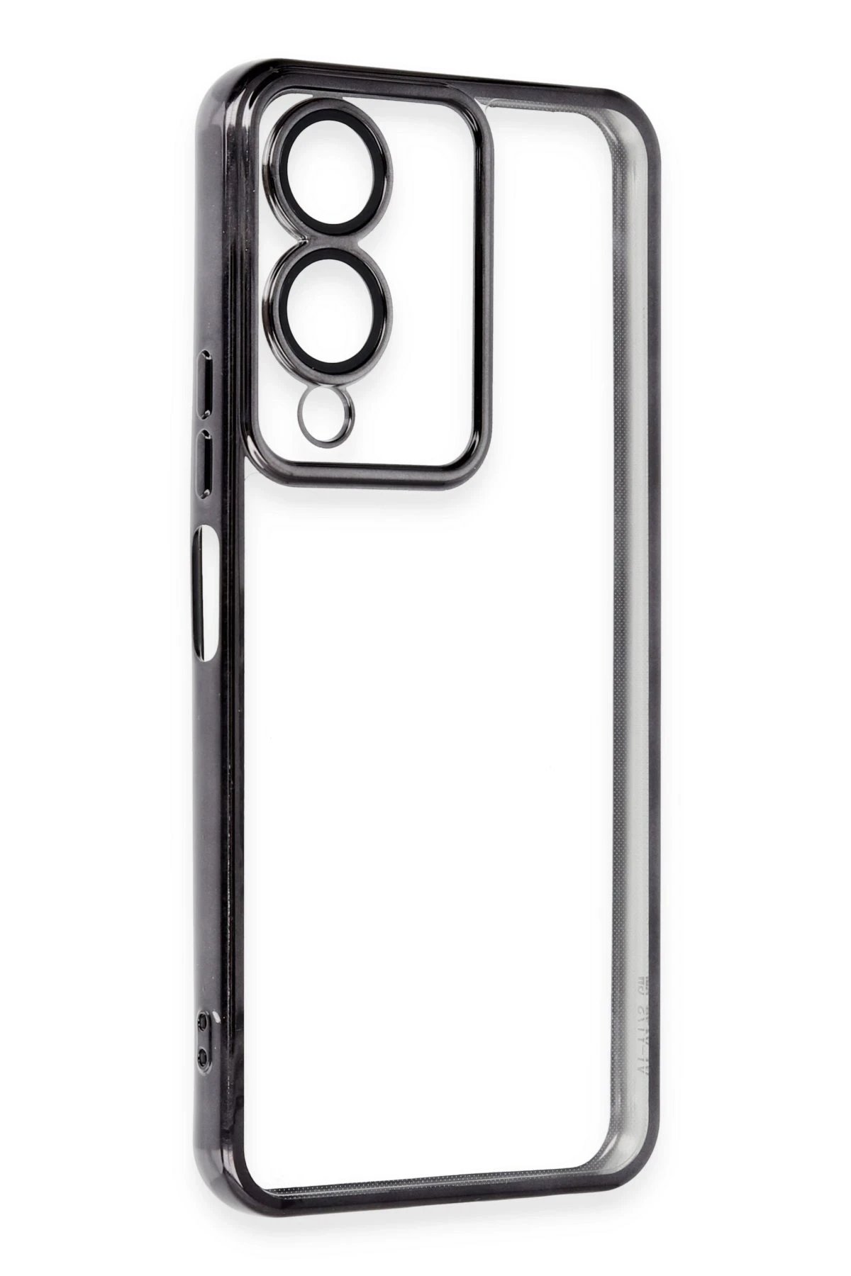 Newface Vivo Y17S Kılıf Razer Lensli Silikon - Siyah