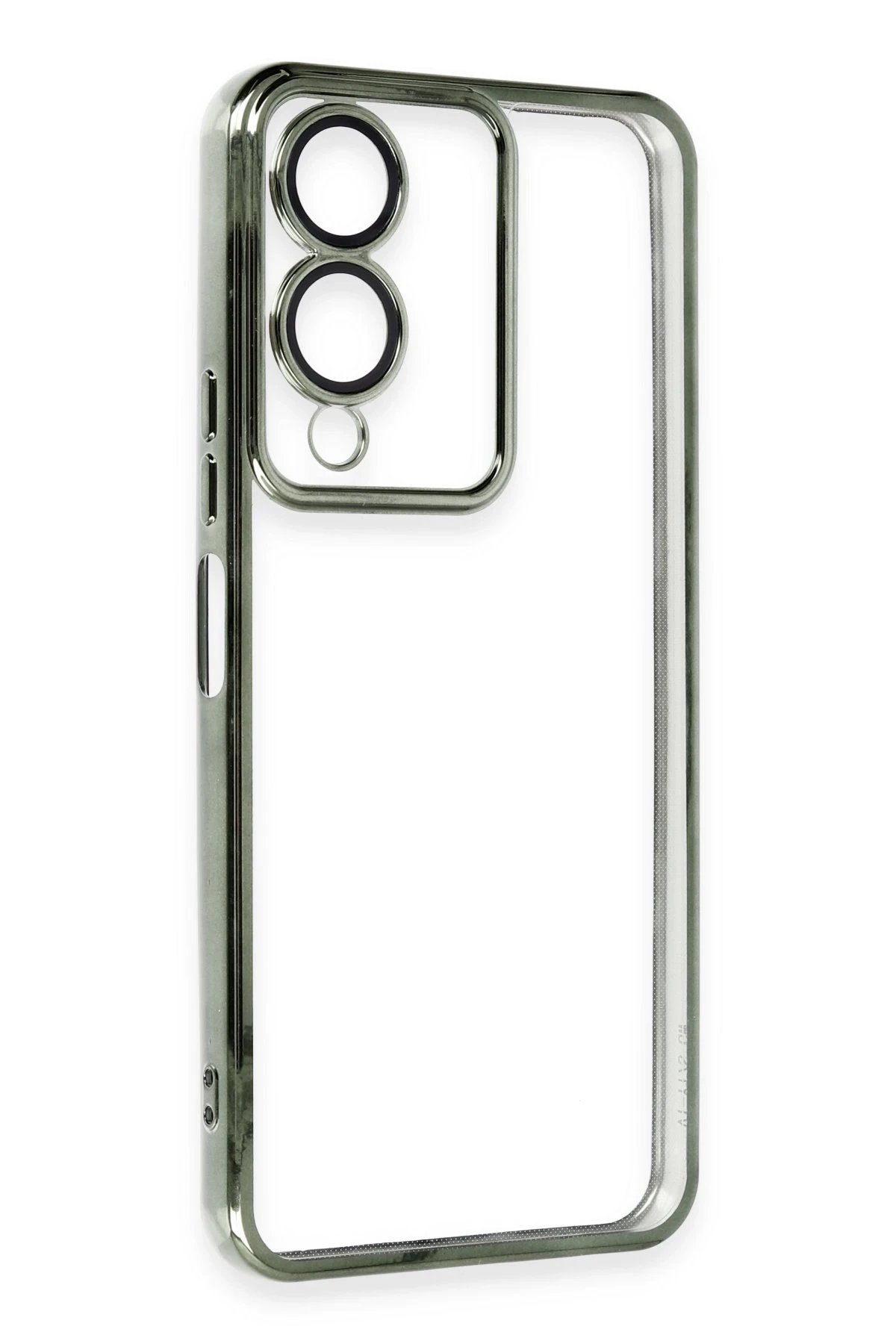 Newface Vivo Y17S Kılıf Razer Lensli Silikon - Yeşil