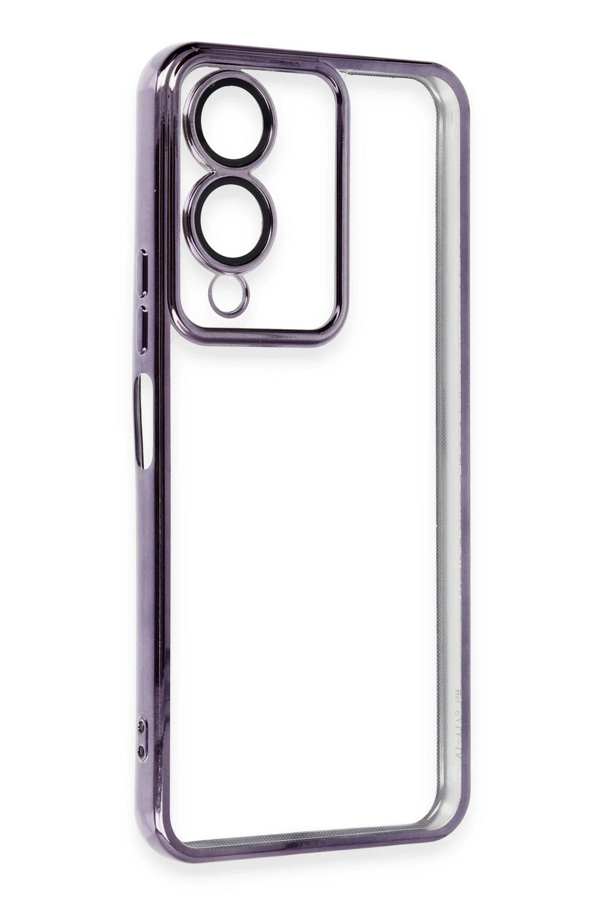 Newface Vivo Y17S Kılıf Razer Lensli Silikon - Mor