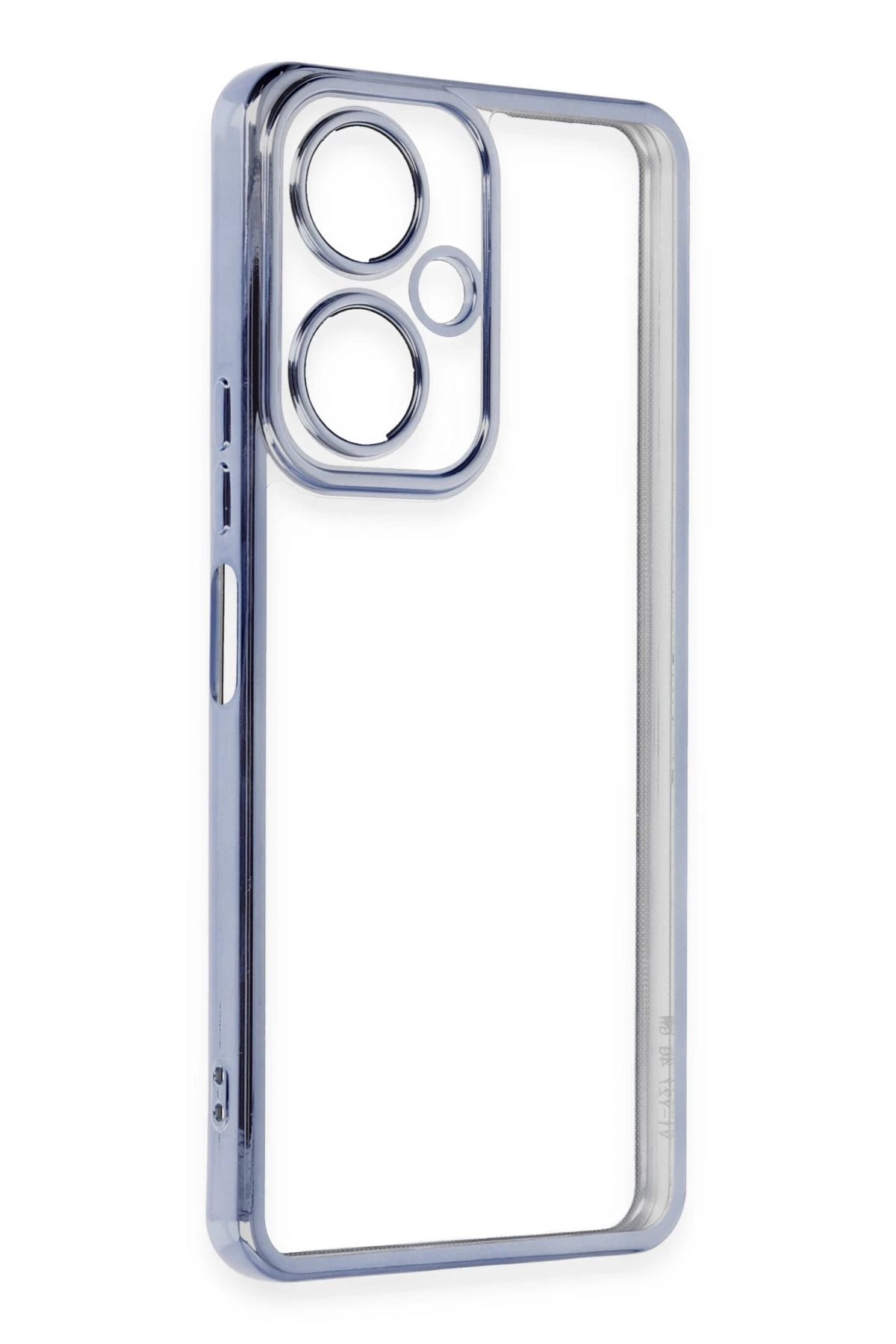 Newface Vivo Y27 Kılıf Razer Lensli Silikon - Açık Mavi