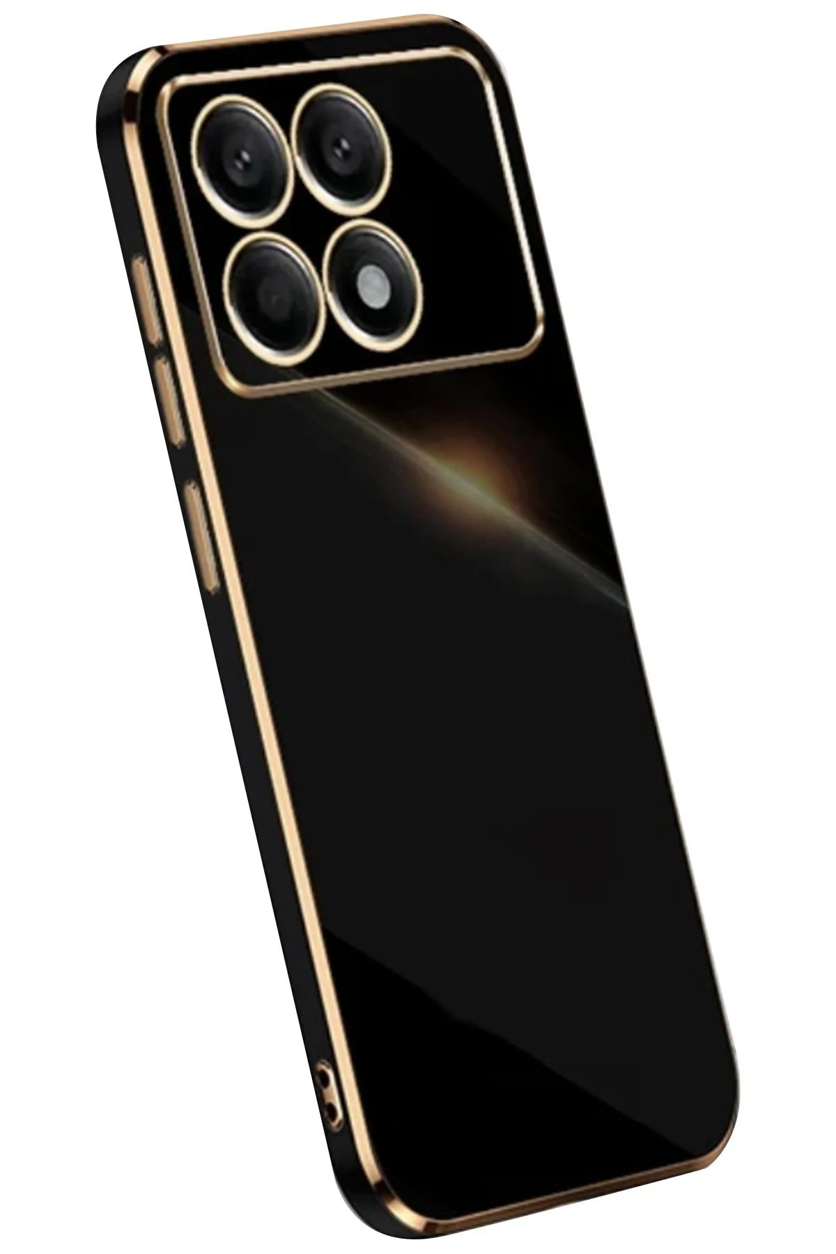 Newface Xiaomi Poco X6 Pro Kılıf Volet Silikon - Siyah