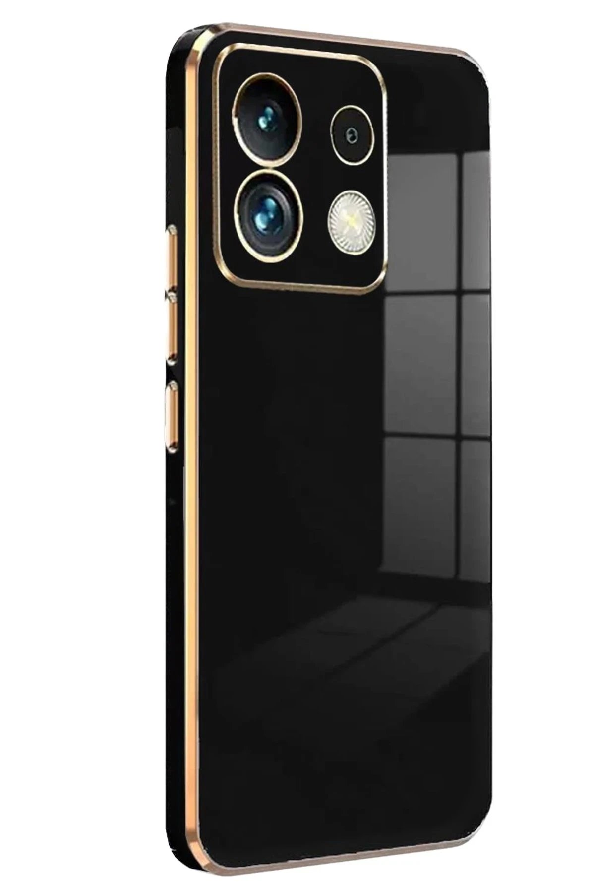 Newface Xiaomi Redmi Note 13 4G Kılıf Volet Silikon - Siyah