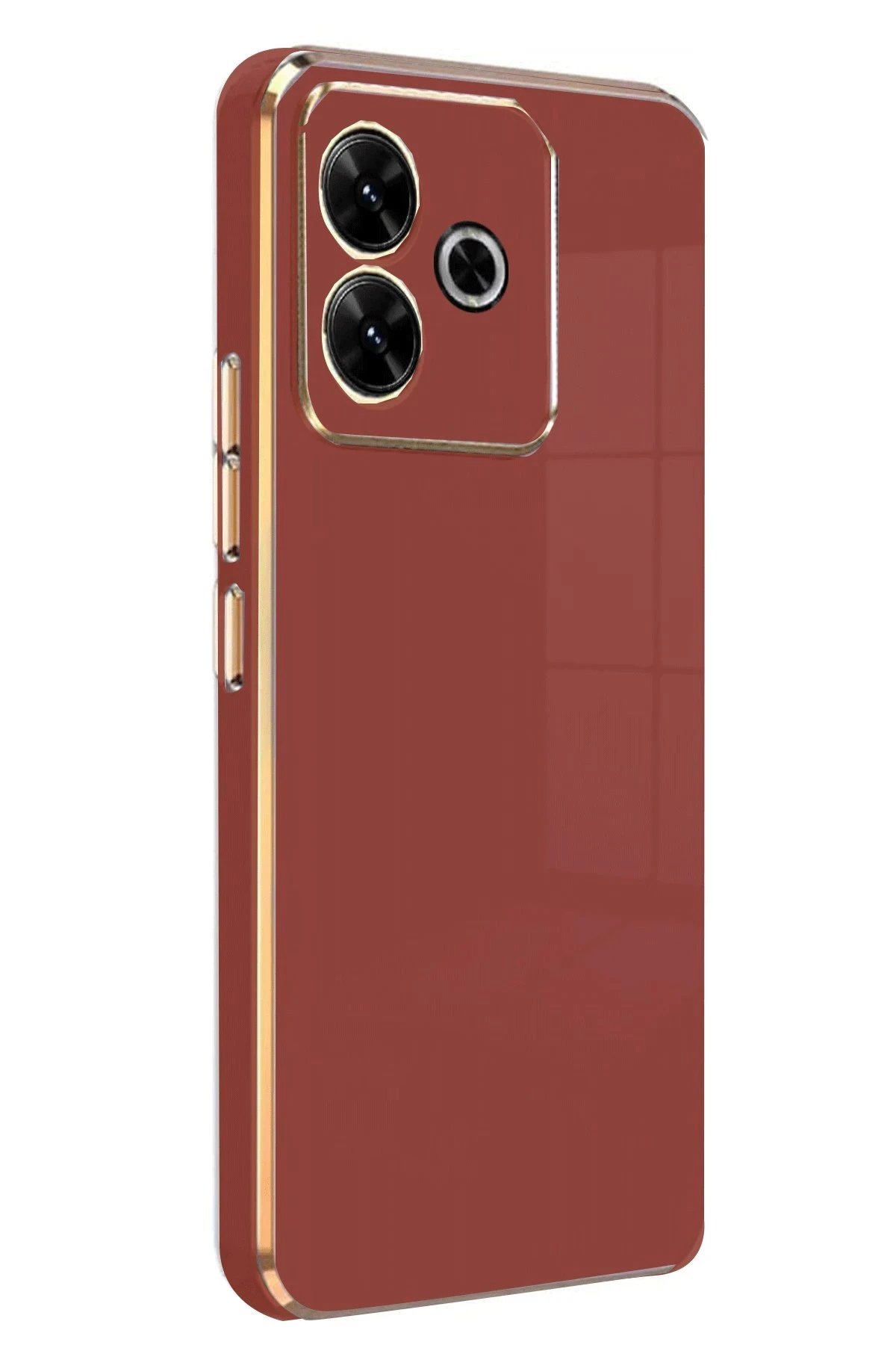 Newface Xiaomi Redmi 13 4G Kılıf Volet Silikon - Kırmızı