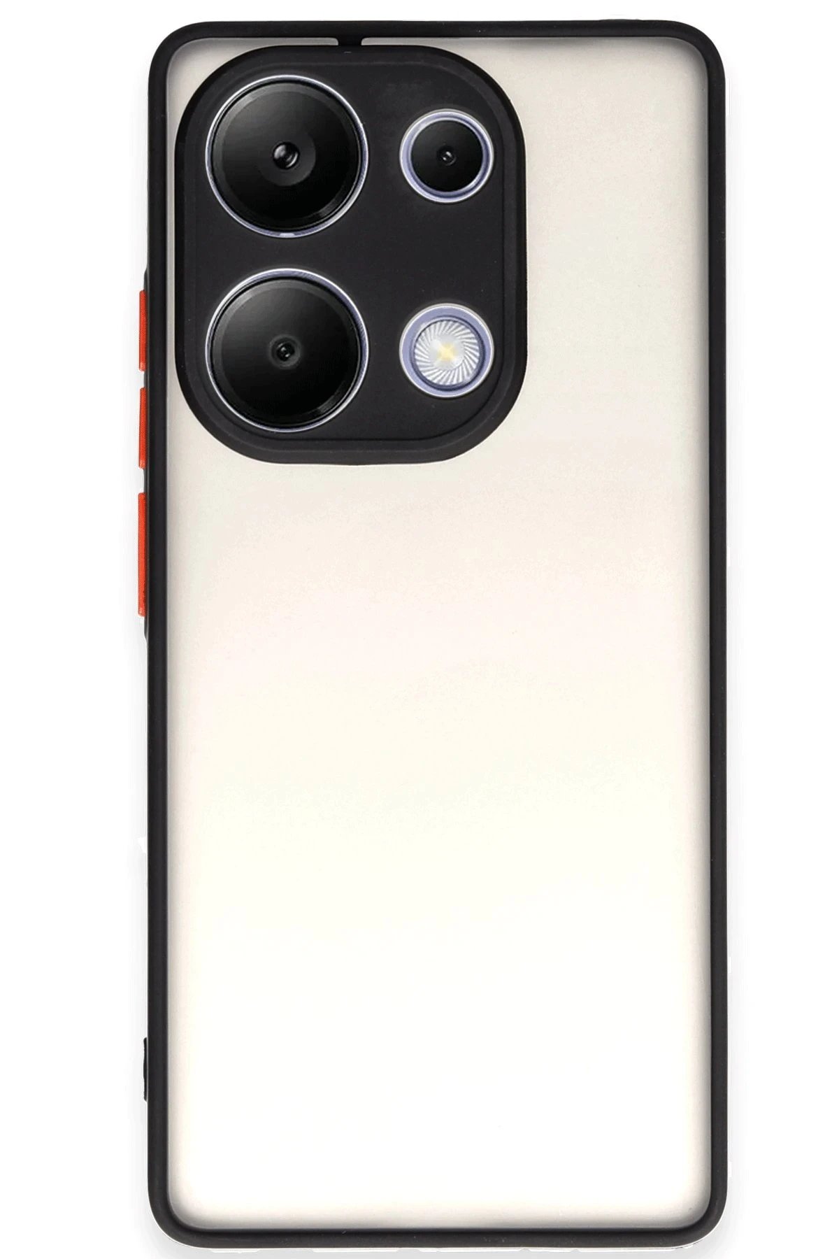 Newface Xiaomi Redmi Note 13 Pro 4G Kılıf Montreal Silikon Kapak - Siyah