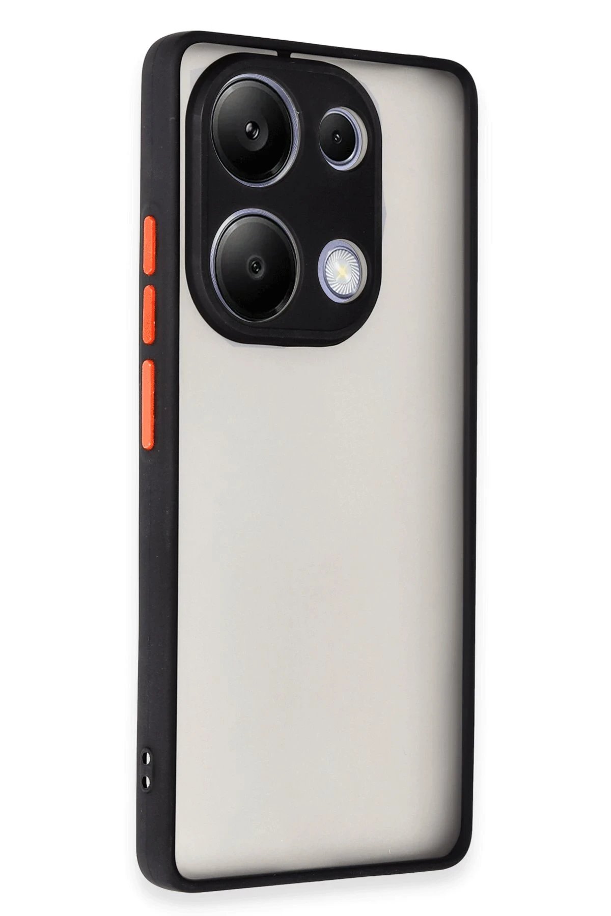 Newface Xiaomi Redmi Note 13 Pro 4G Kılıf Montreal Silikon Kapak - Siyah