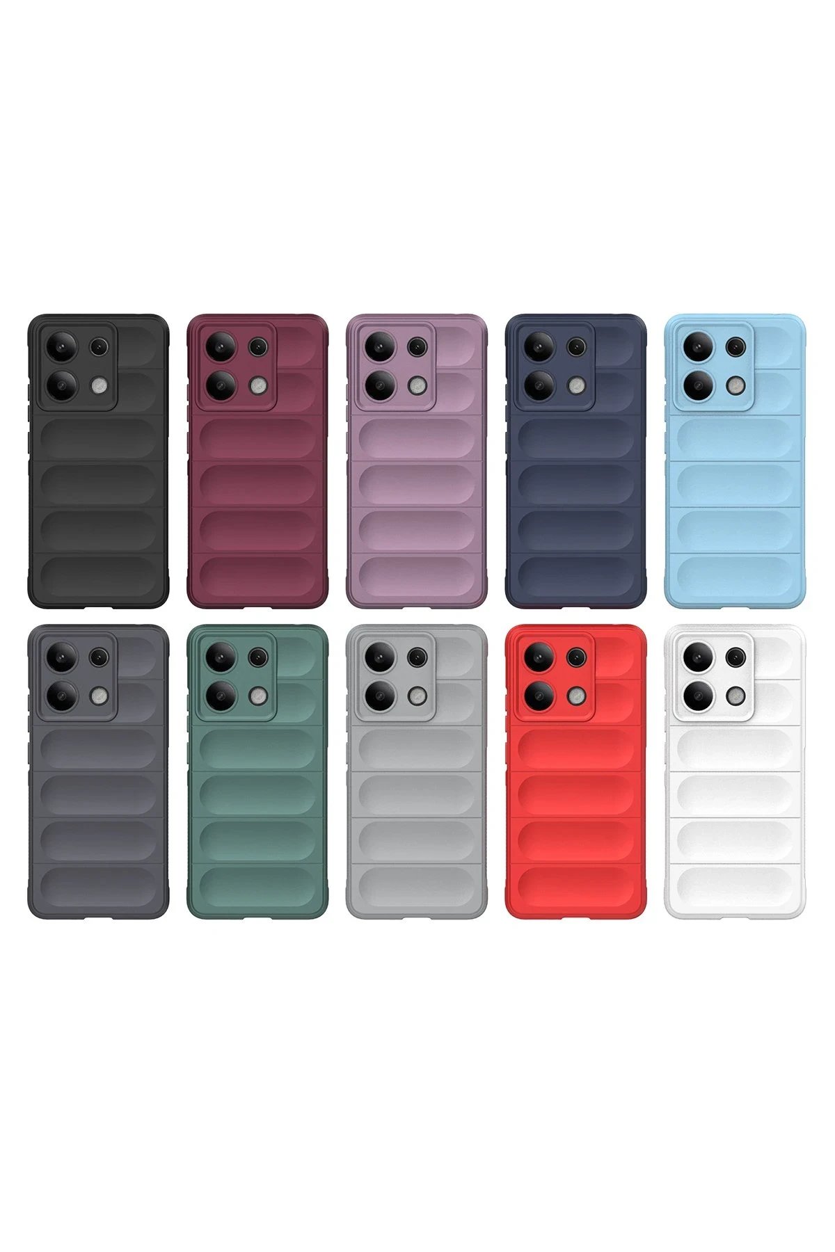 Newface Xiaomi Redmi Note 13 4G Kılıf Optimum Silikon - Krem