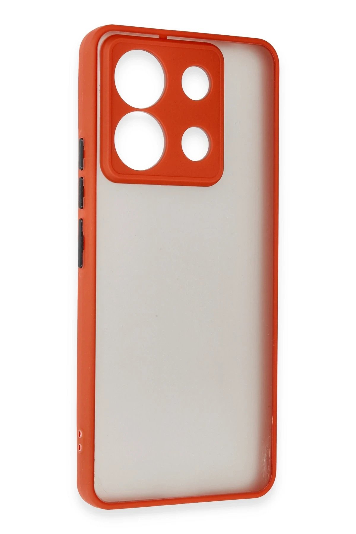 Newface Xiaomi Redmi Note 13 Pro 5G Kılıf Montreal Silikon Kapak - Kırmızı