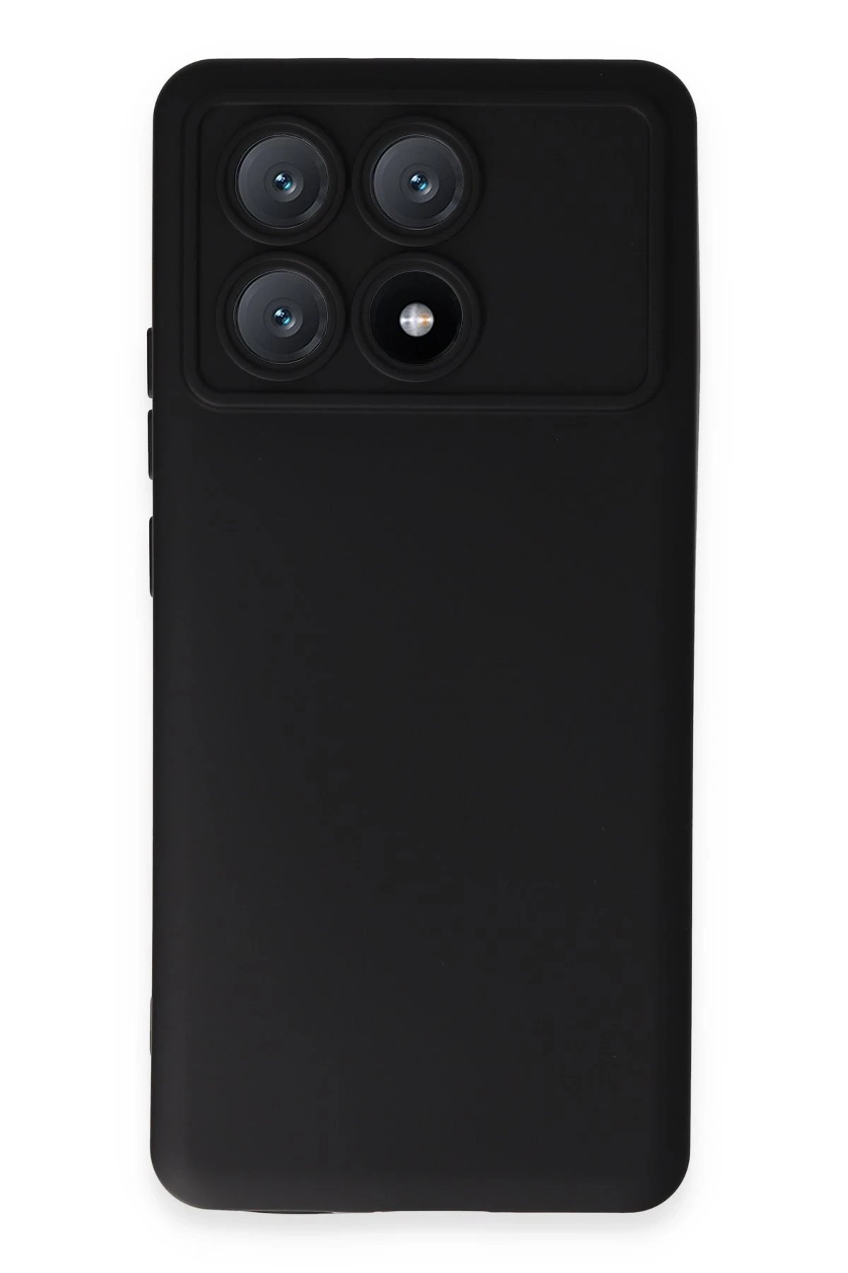 Newface Xiaomi Poco X6 Pro Kılıf Nano içi Kadife Silikon - Siyah