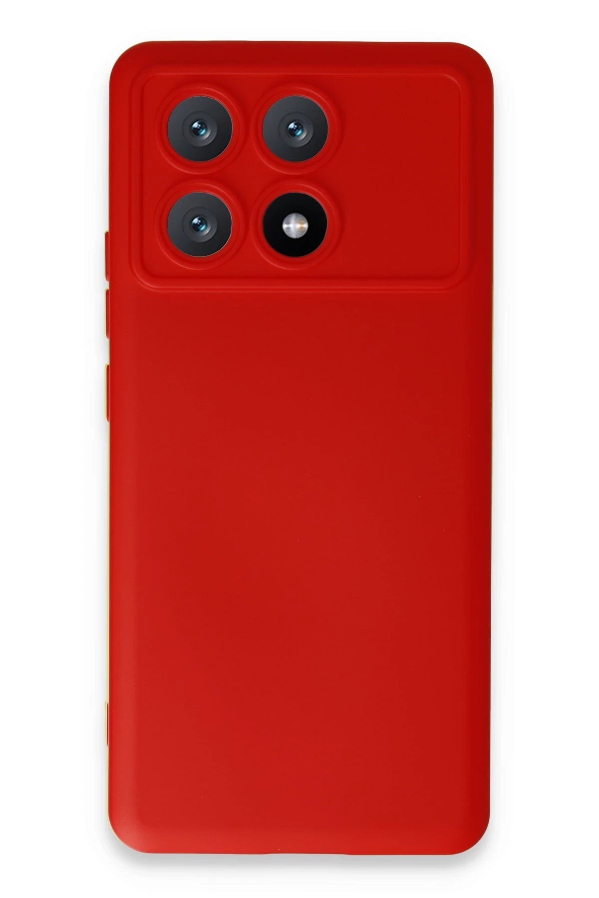 Newface Xiaomi Poco X6 Pro Kılıf Nano içi Kadife Silikon - Kırmızı