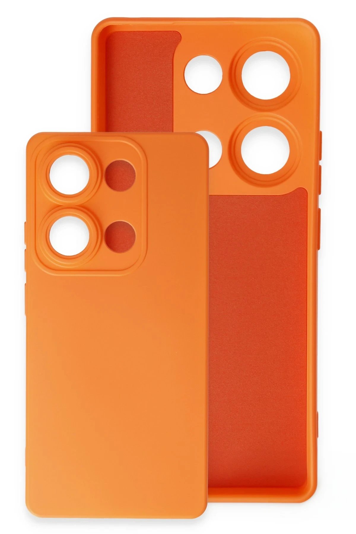 Newface Xiaomi Redmi Note 13 4G Kılıf Nano içi Kadife Silikon - Koyu Yeşil