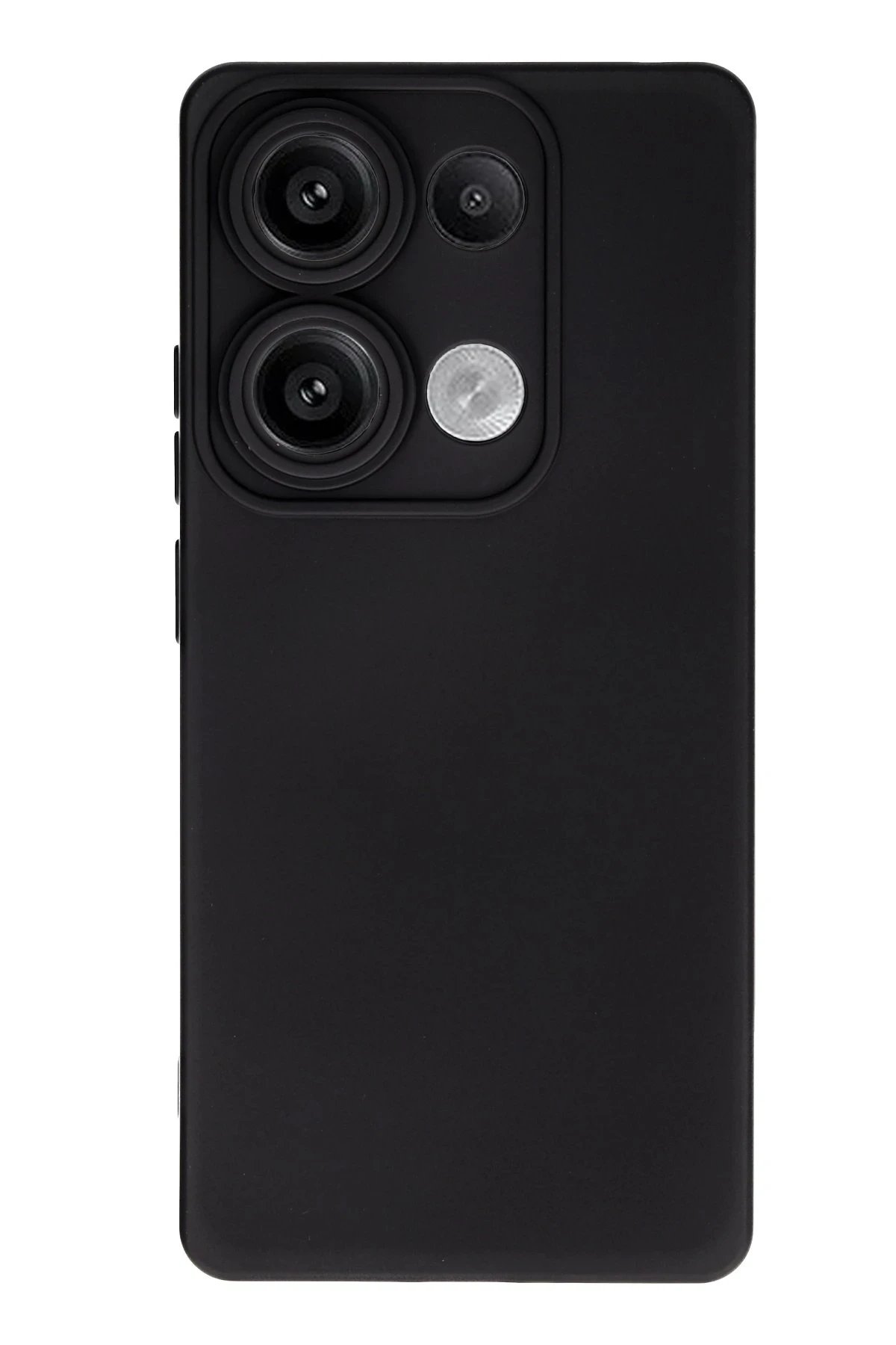 Newface Xiaomi Redmi Note 13 Pro 4G Kılıf Nano içi Kadife Silikon - Siyah