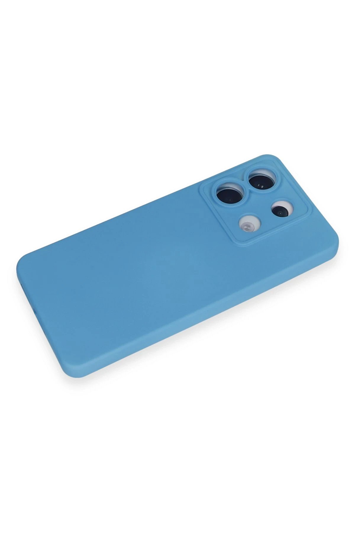 Newface Xiaomi Redmi Note 13 Pro 5G Kılıf Nano içi Kadife Silikon - Mavi