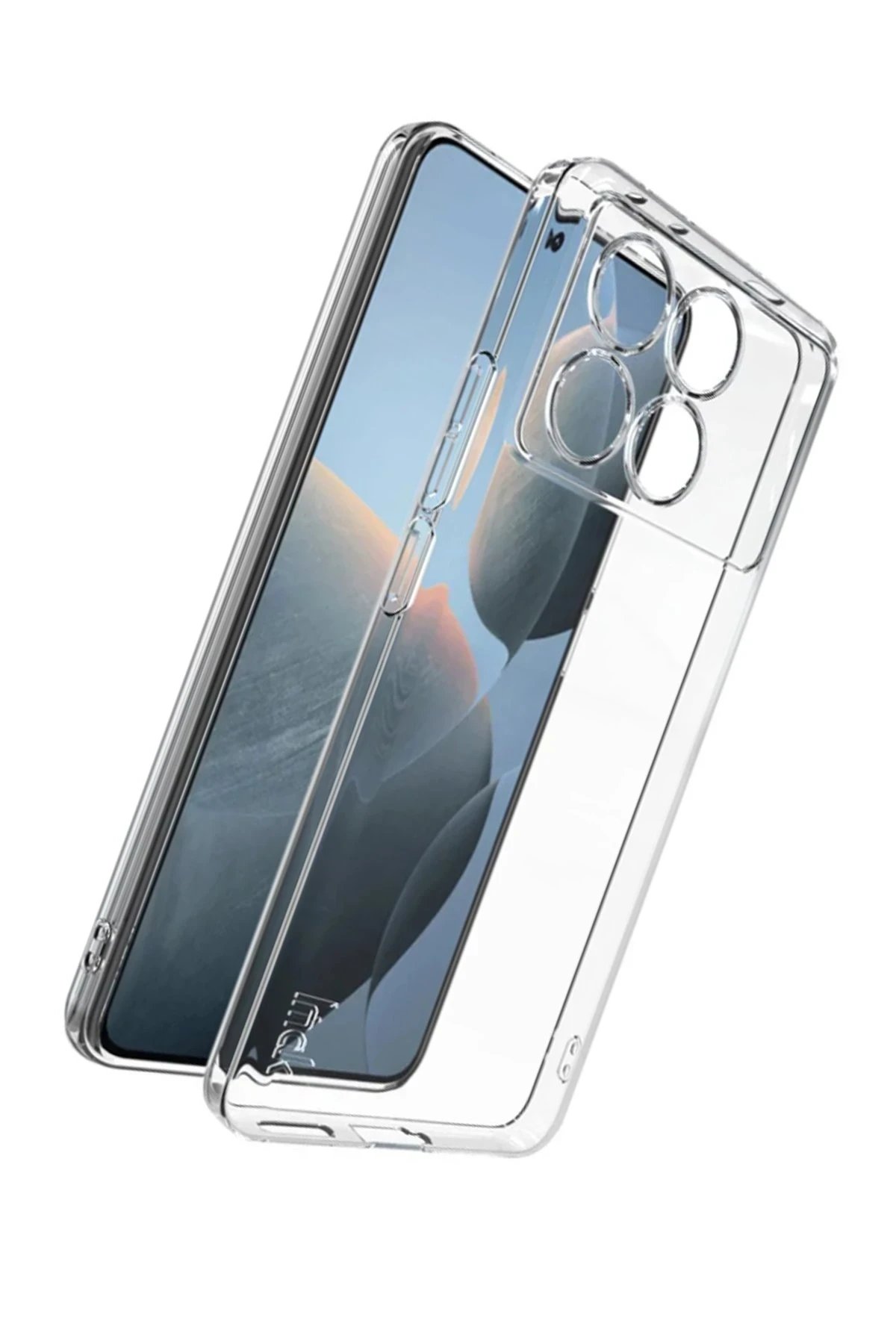 Newface Xiaomi Poco X6 Pro Kılıf Lüx Şeffaf Silikon