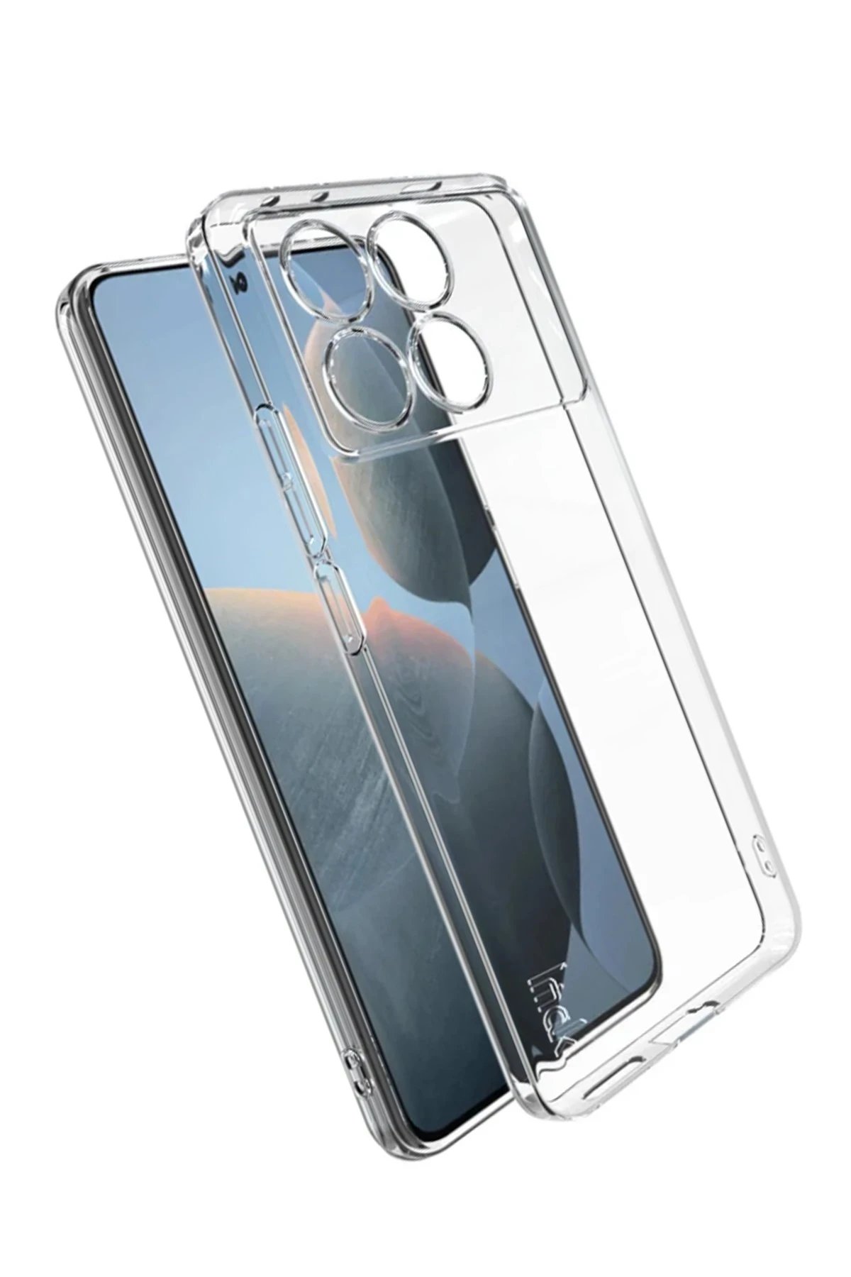 Newface Xiaomi Poco X6 Pro Kılıf Lüx Şeffaf Silikon