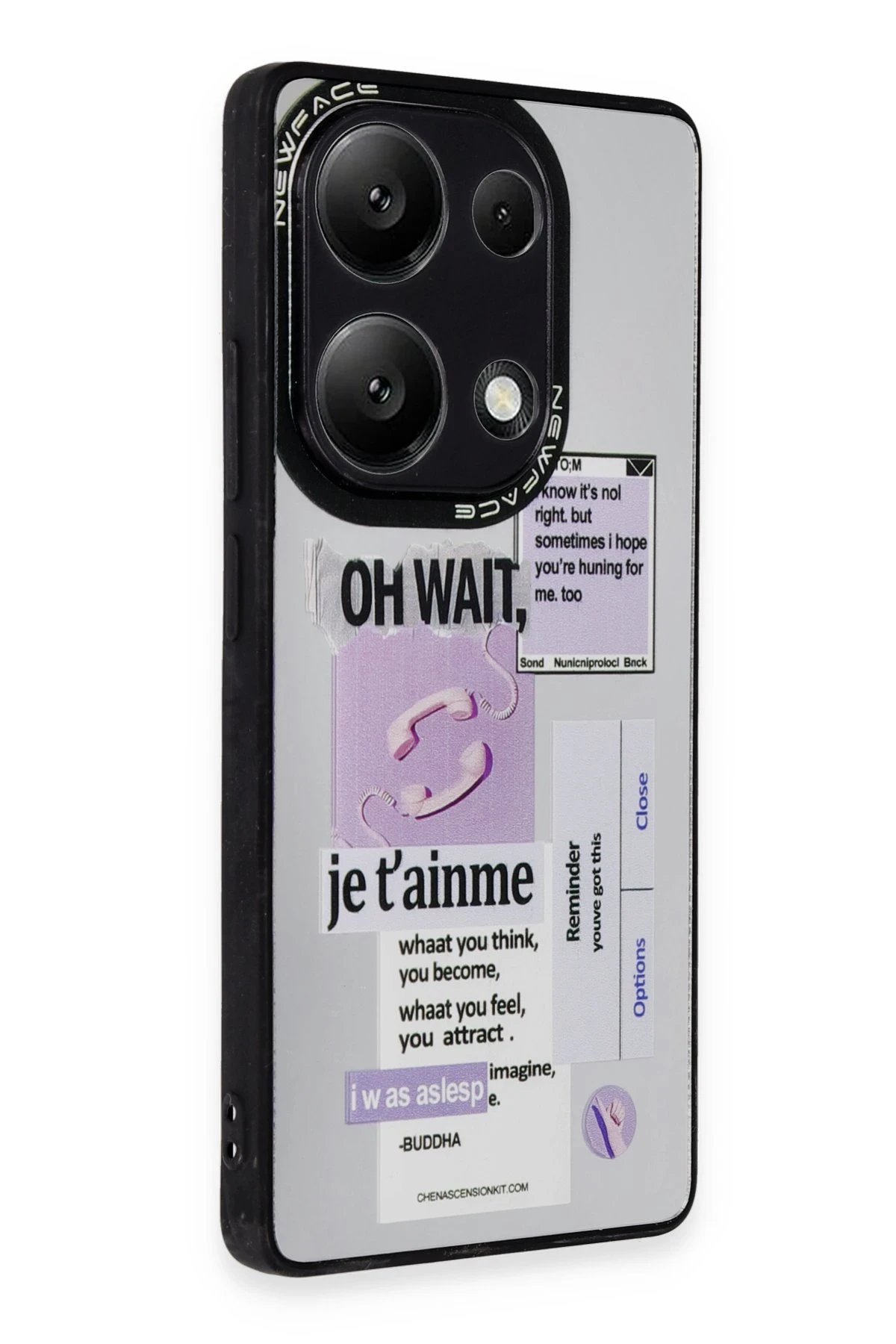 Newface Xiaomi Redmi Note 13 Pro 5G Kılıf Mirror Desenli Kapak - Mirror - 4