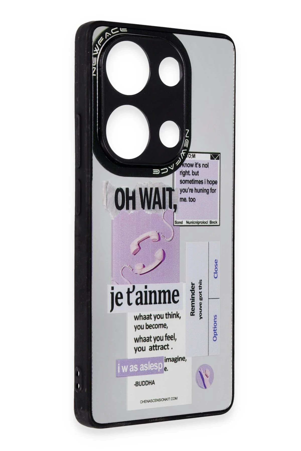 Newface Xiaomi Redmi Note 13 Pro 5G Kılıf Mirror Desenli Kapak - Mirror - 4