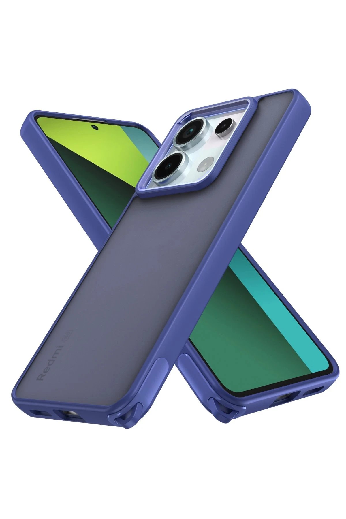 Newface Xiaomi Redmi Note 13 Pro 5G Kılıf Elegant Kapak - Açık Mavi