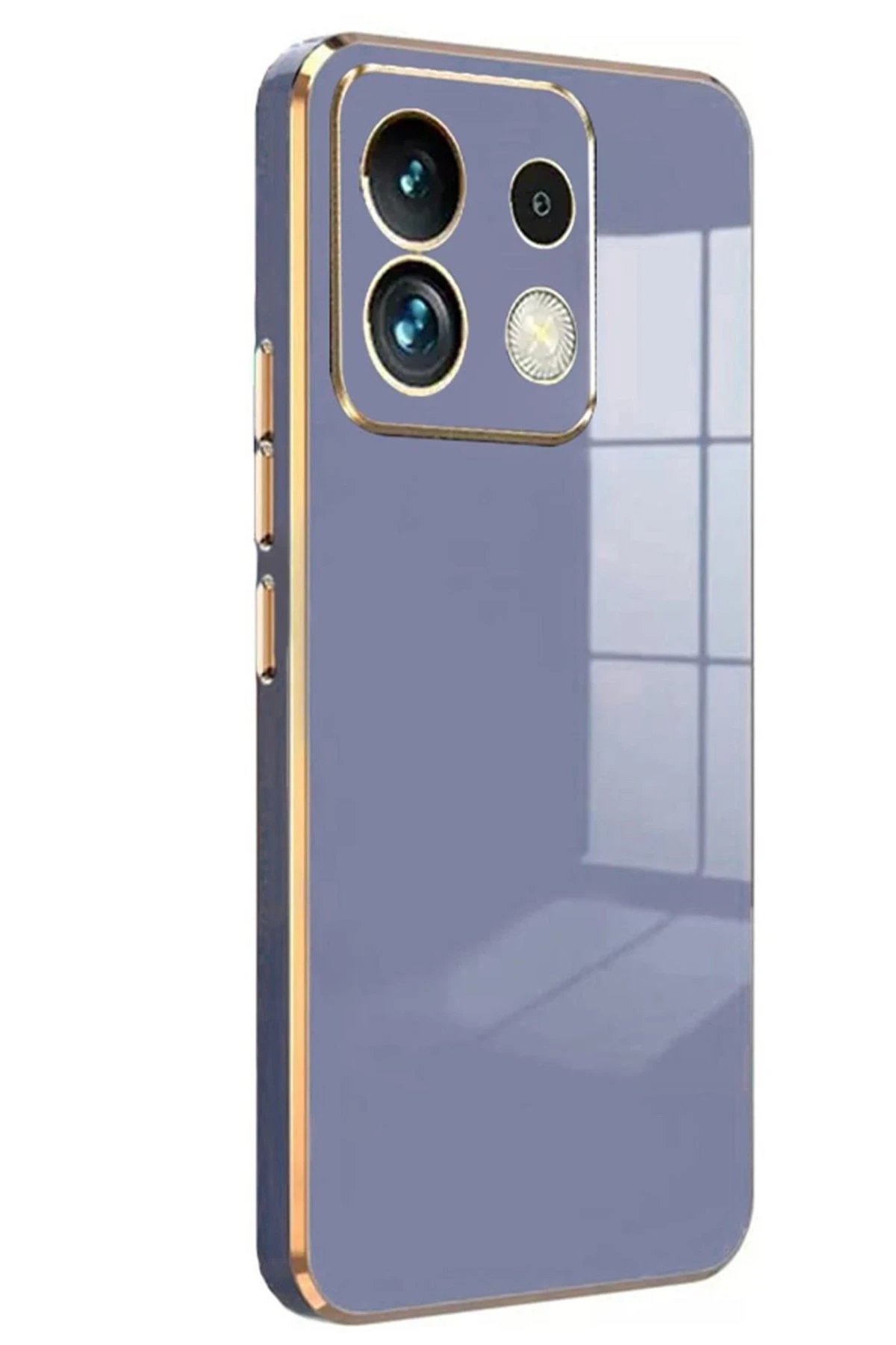 Newface Xiaomi Redmi Note 13 5G Kılıf Volet Silikon - Mavi