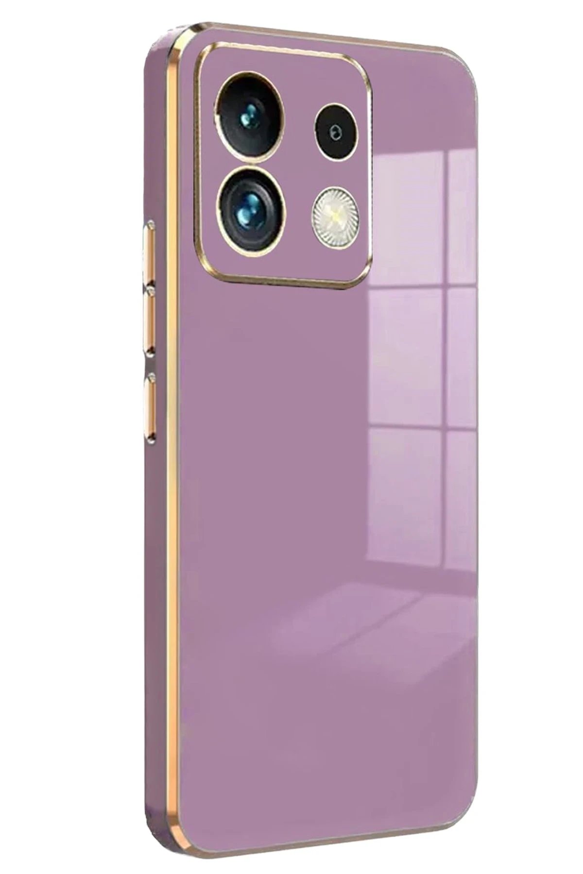 Newface Xiaomi Redmi Note 13 5G Kılıf Volet Silikon - Mor