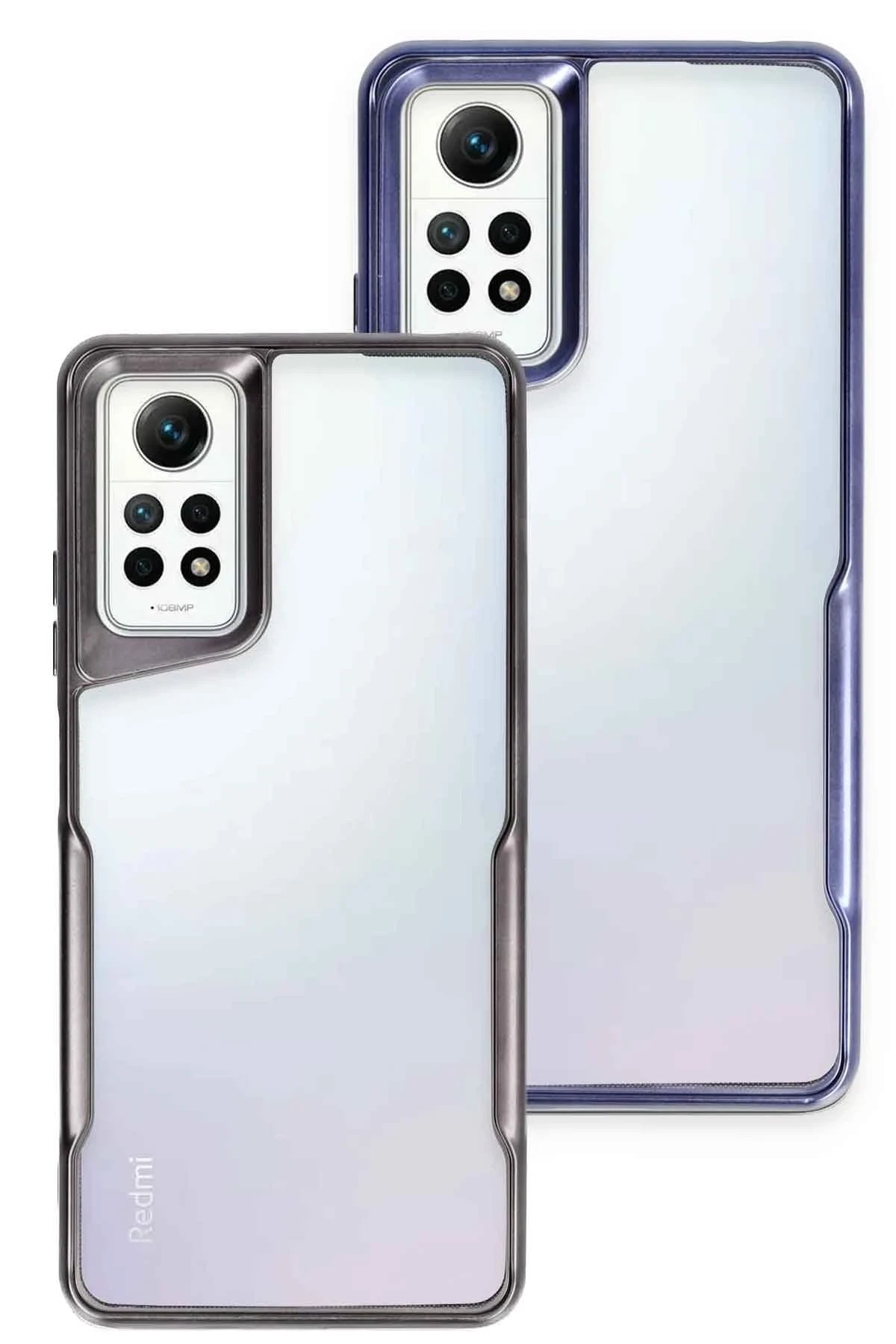 Newface Xiaomi Redmi Note 12 Pro 4G Kılıf Boyi Silikon Kapak - Siyah