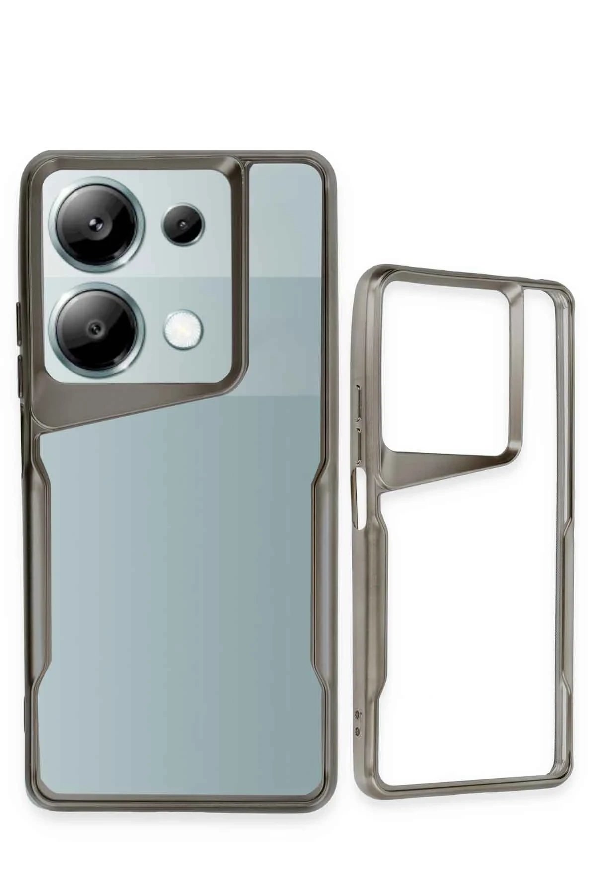 Newface Xiaomi Redmi Note 13 Pro 5G Kılıf Boyi Silikon Kapak - Derin Mor