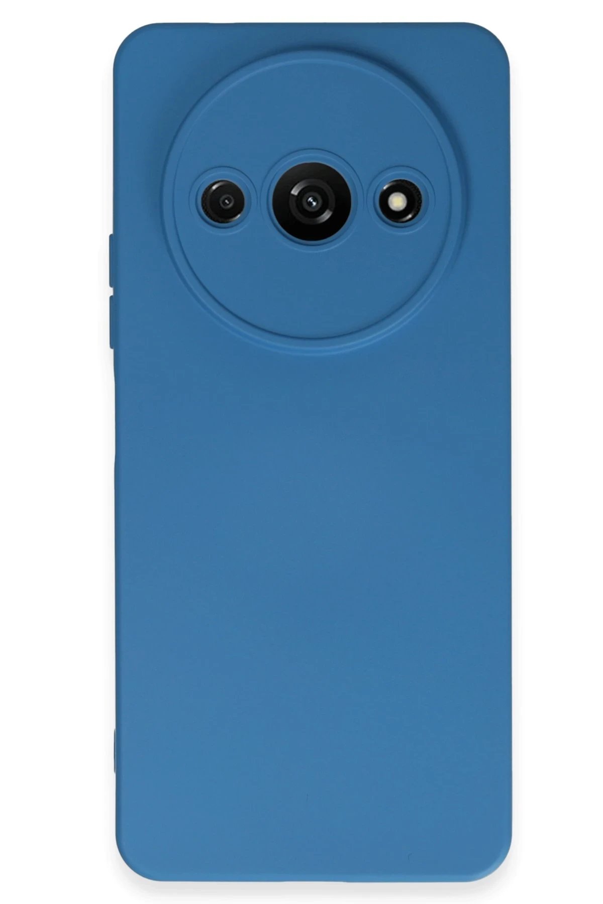 Newface Xiaomi Redmi A3 4G Kılıf Nano içi Kadife Silikon - Mavi