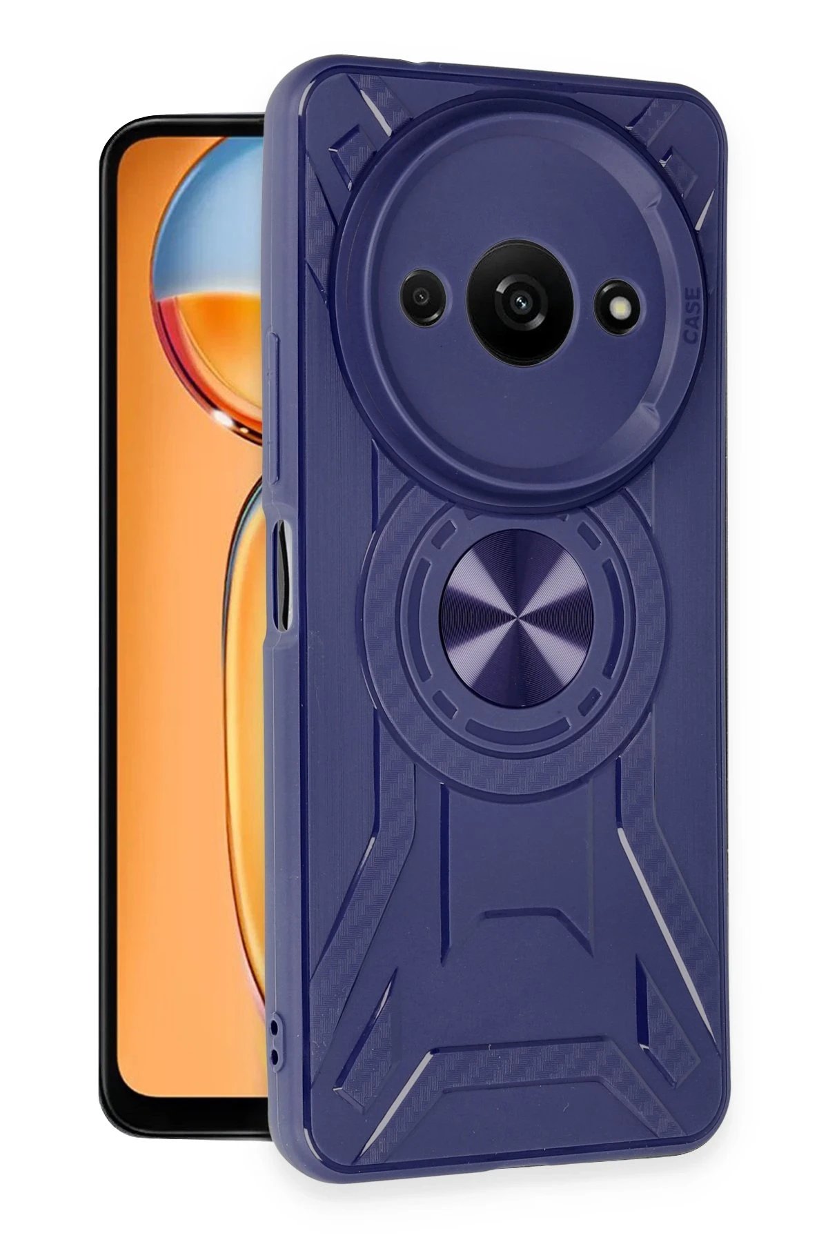 Newface Xiaomi Redmi A3 4G Kılıf Lincoln Silikon - Lacivert