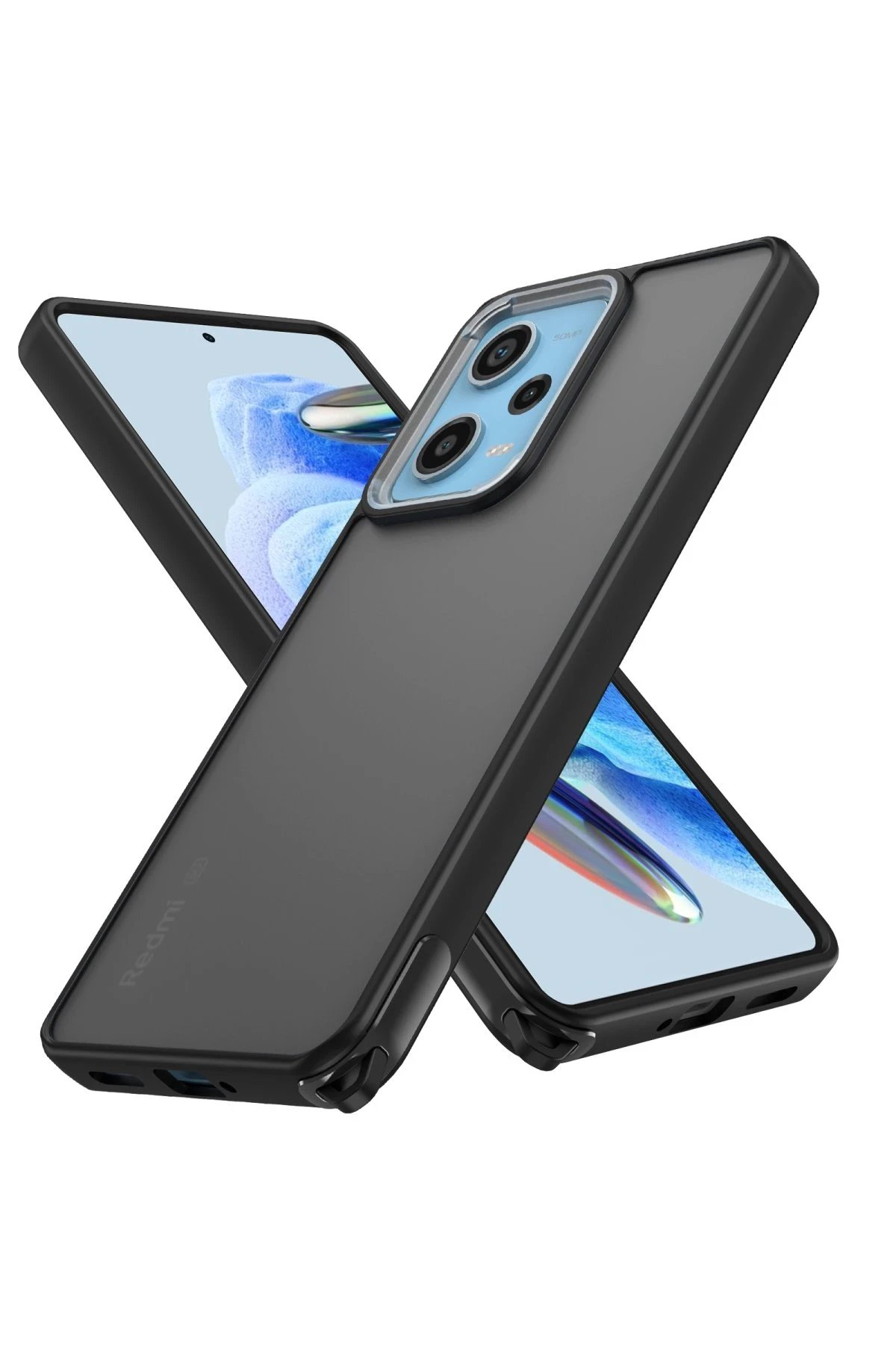 Newface Xiaomi Redmi 13 4G Kılıf Elegant Kapak - Siyah