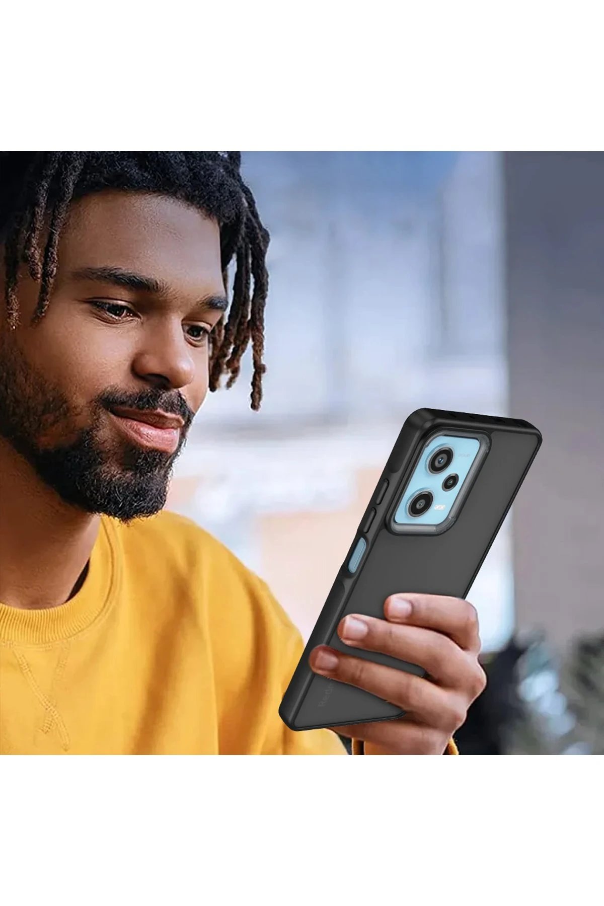 Newface Xiaomi Redmi 13 4G Kılıf Elegant Kapak - Pudra