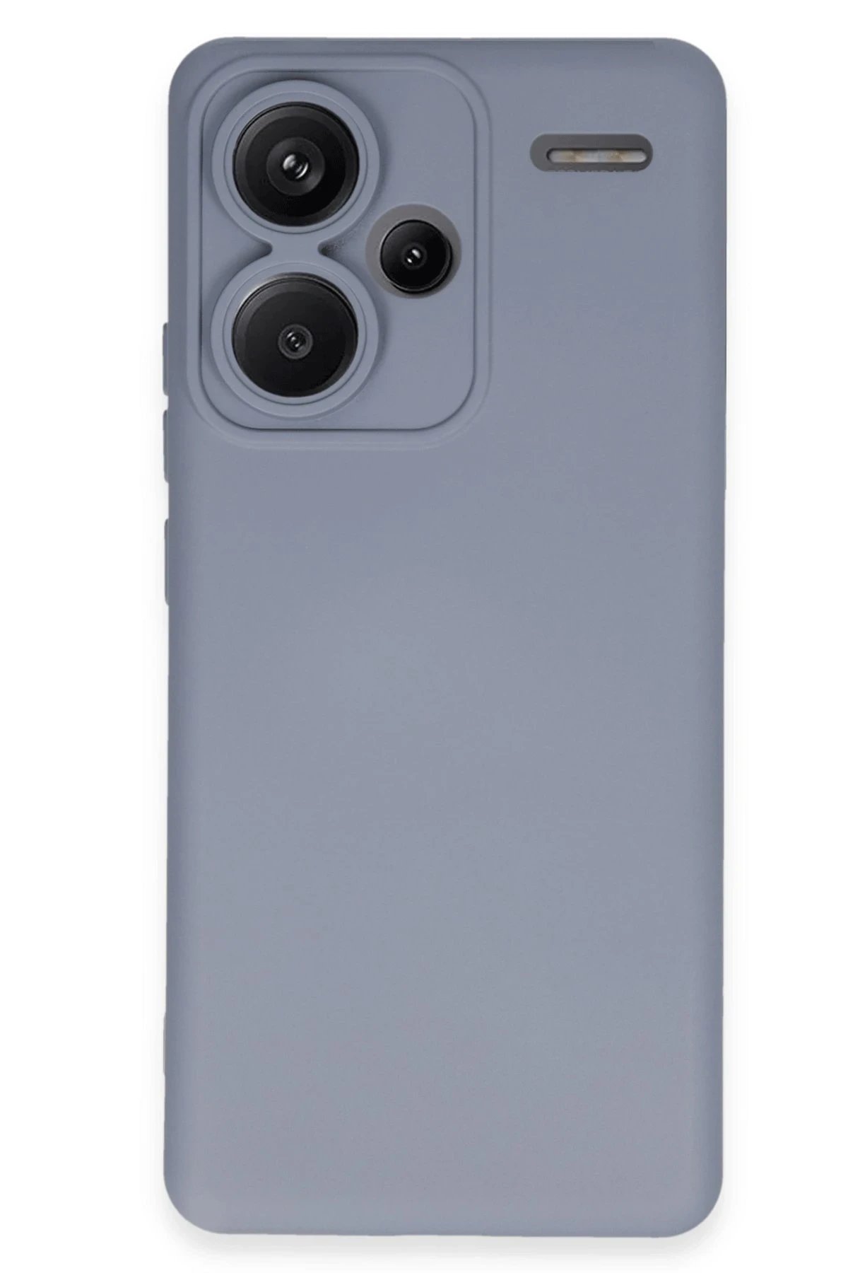 Newface Xiaomi Redmi Note 13 Pro Plus Kılıf Nano içi Kadife Silikon - Gri