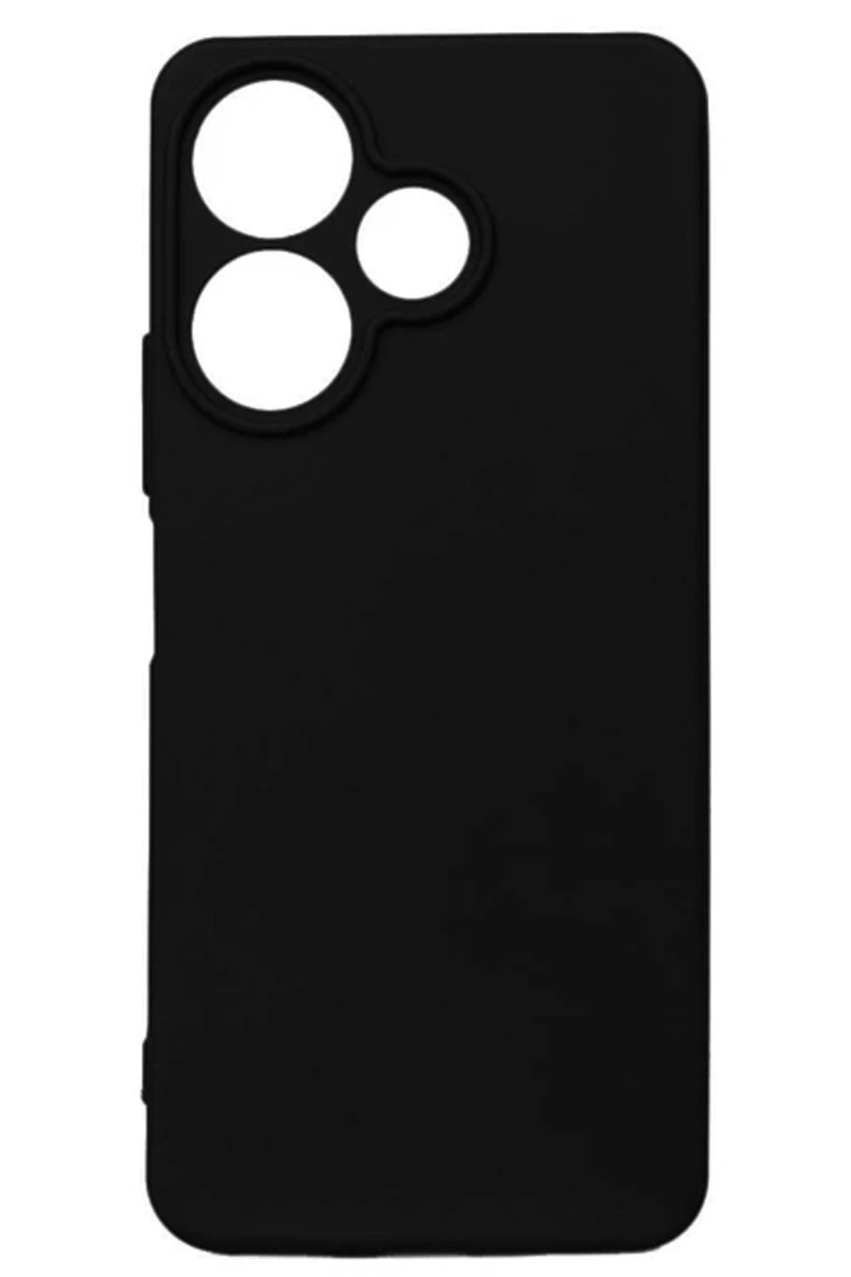 Newface Xiaomi Redmi 13 4G Kılıf First Silikon - Siyah