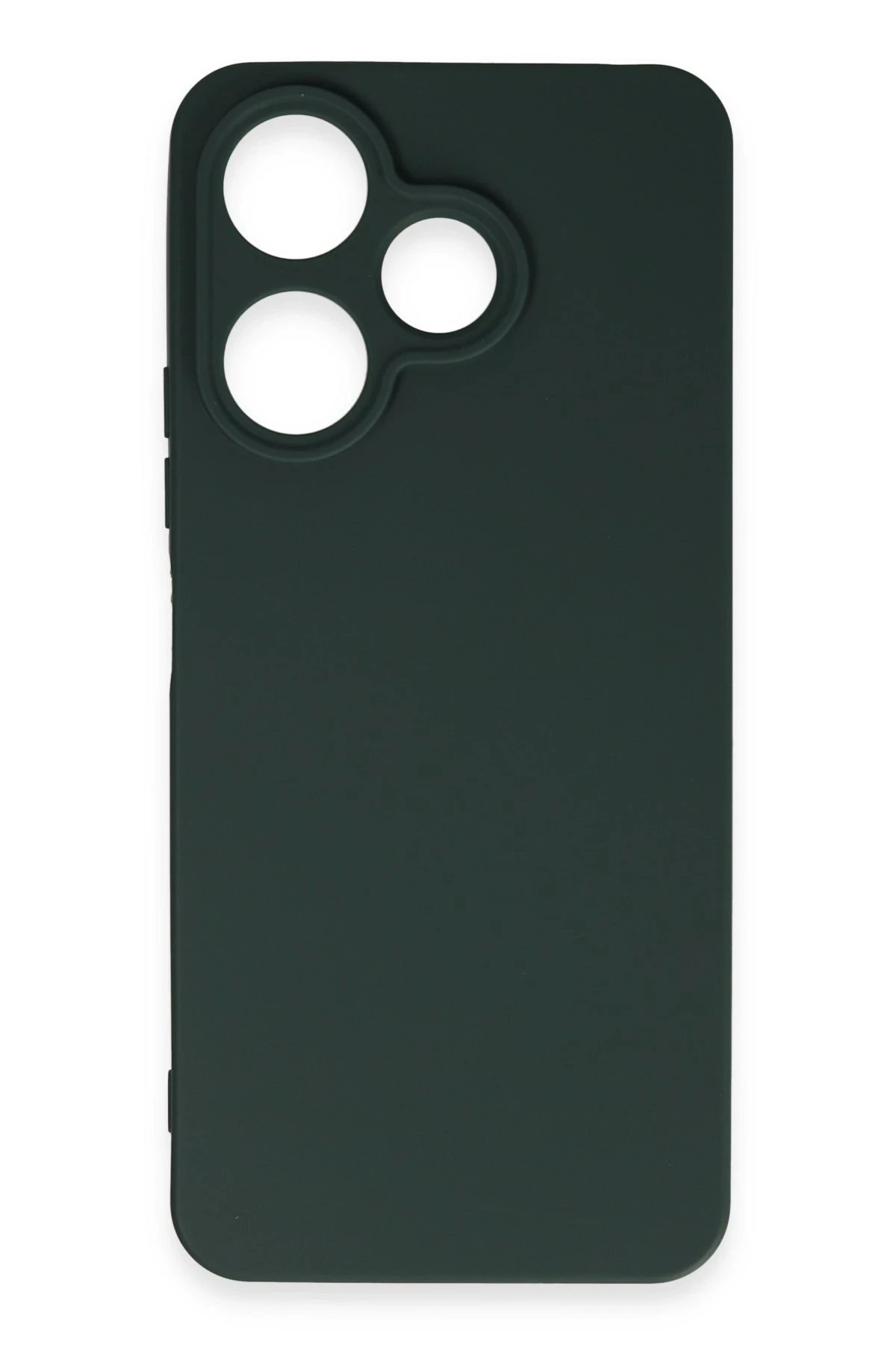 Newface Xiaomi Redmi 13 4G Kılıf First Silikon - Koyu Yeşil