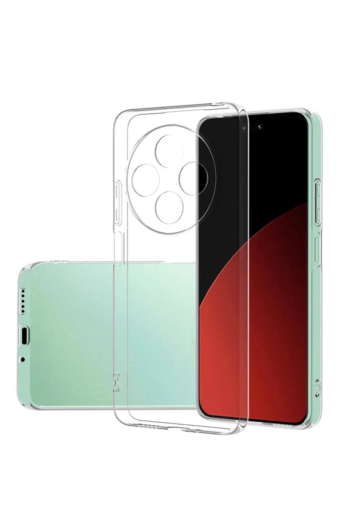 Newface Xiaomi Redmi 14C Kılıf Lüx Şeffaf Silikon