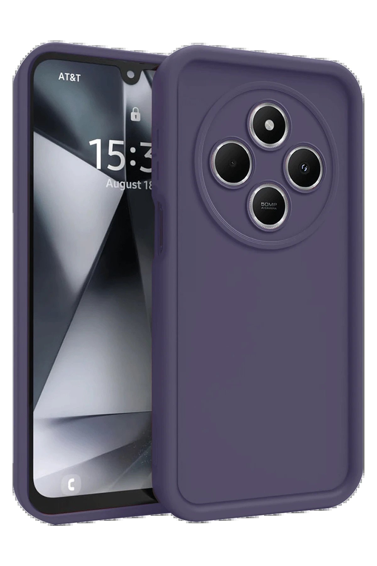 Newface Xiaomi Redmi 14C Kılıf Viera Silikon - Mürdüm