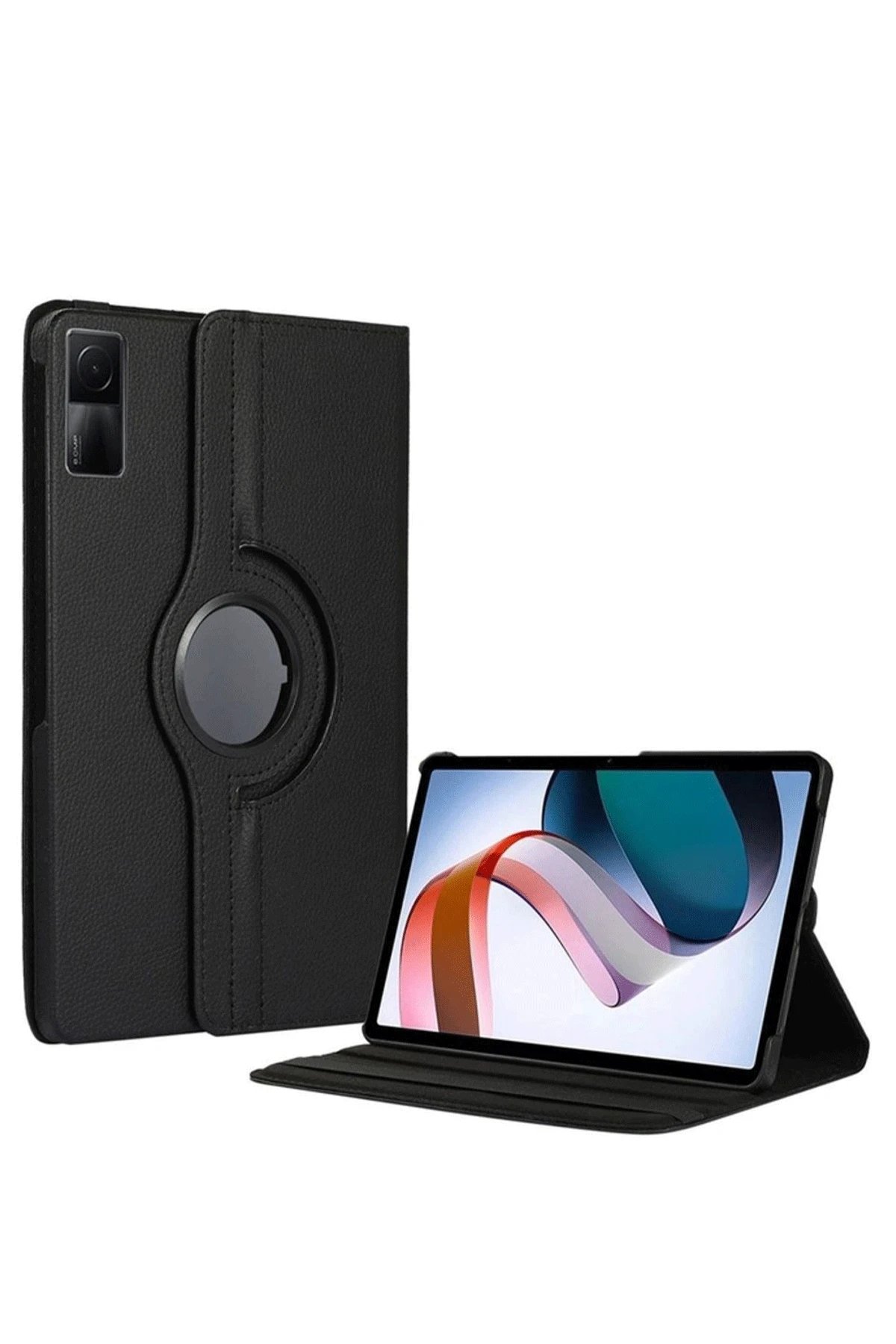 Newface Xiaomi Redmi Pad SE 4G Kılıf 360 Tablet Deri Kılıf - Siyah