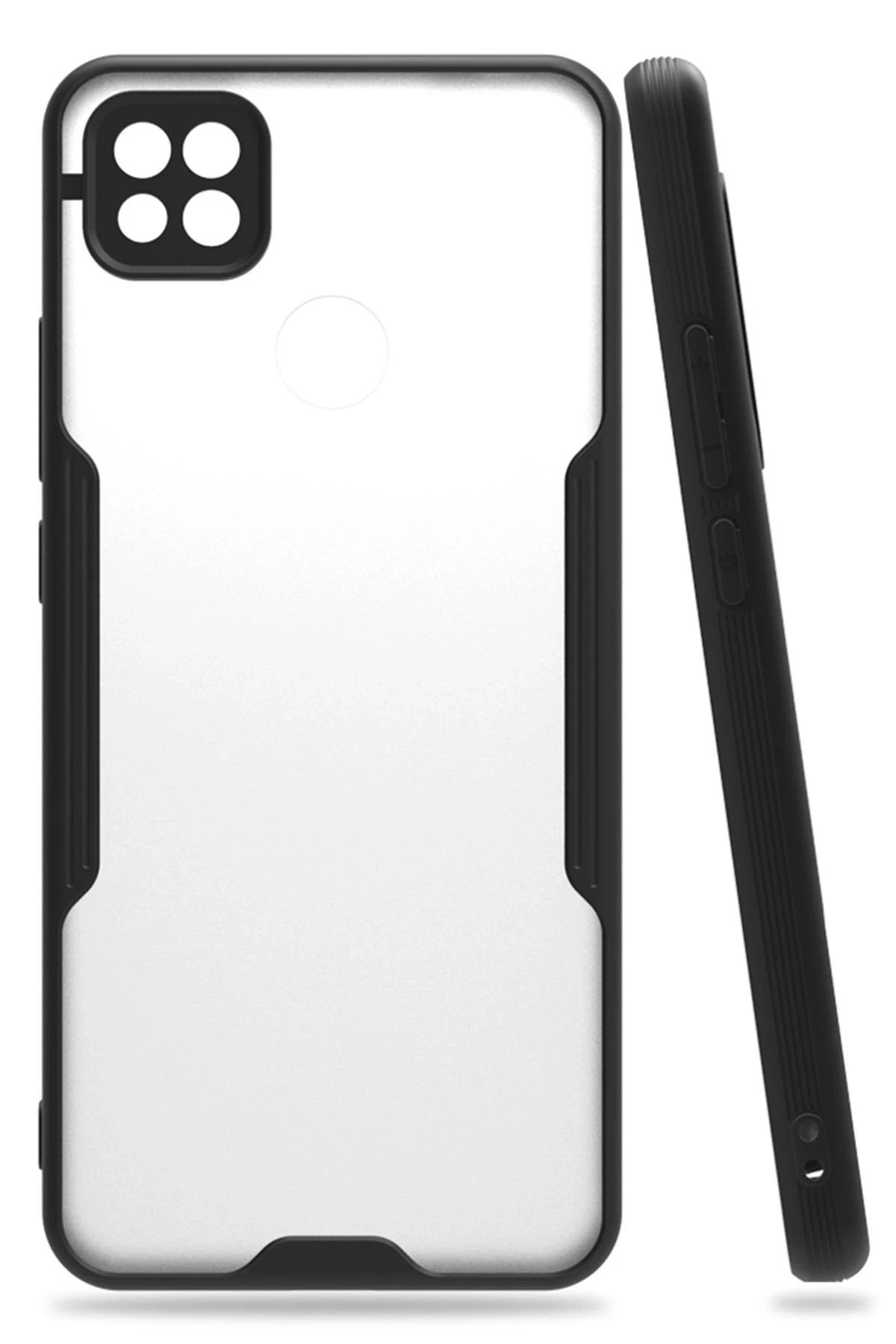 Newface Xiaomi Redmi 9C Kılıf Platin Silikon - Siyah