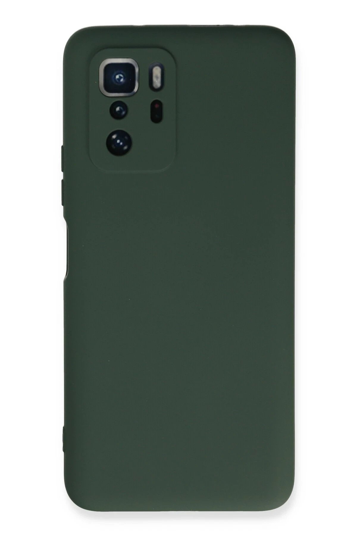 Newface Xiaomi Poco X3 GT Kılıf Nano içi Kadife Silikon - Koyu Yeşil