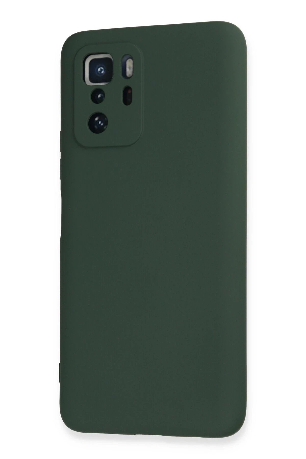 Newface Xiaomi Poco X3 GT Kılıf Nano içi Kadife Silikon - Koyu Yeşil