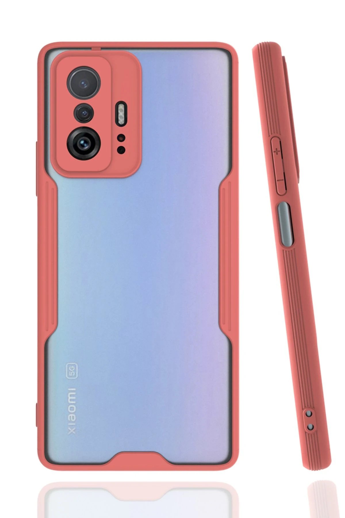 Newface Xiaomi Mi 11T Pro Kılıf Platin Silikon - Pembe