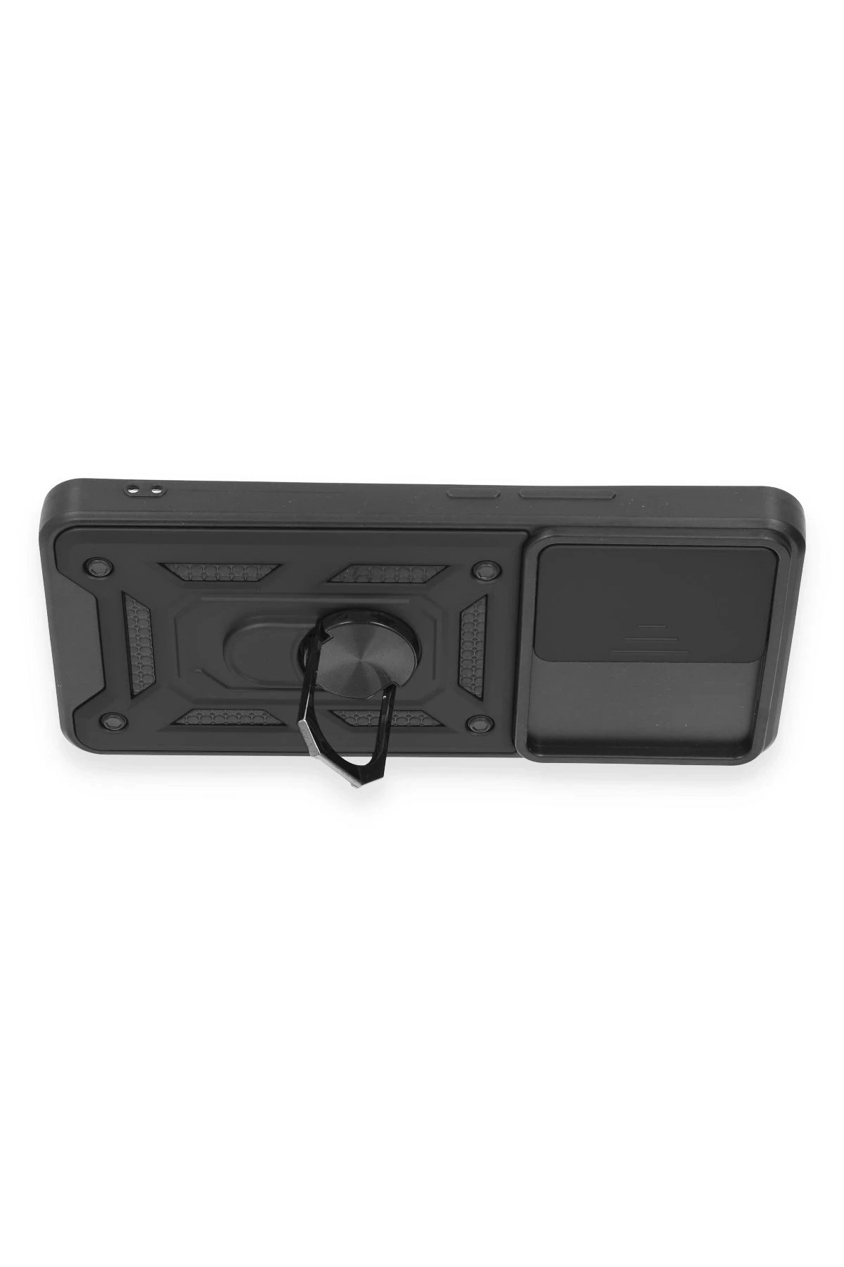 Newface Xiaomi Mi 12T Pro Kılıf Pars Lens Yüzüklü Silikon - Siyah