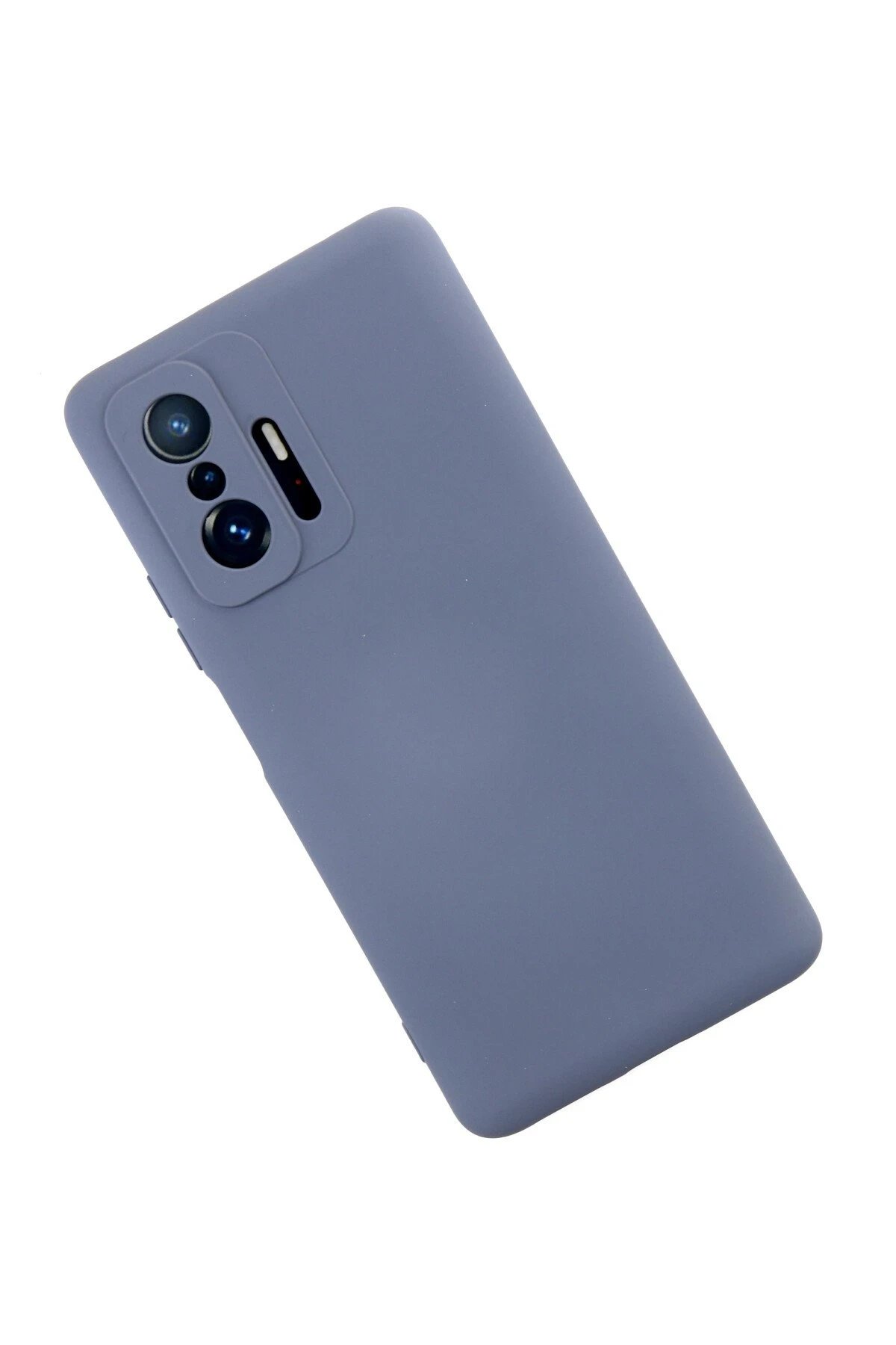 Newface Xiaomi Mi 11T Pro Kılıf Nano içi Kadife Silikon - Gri