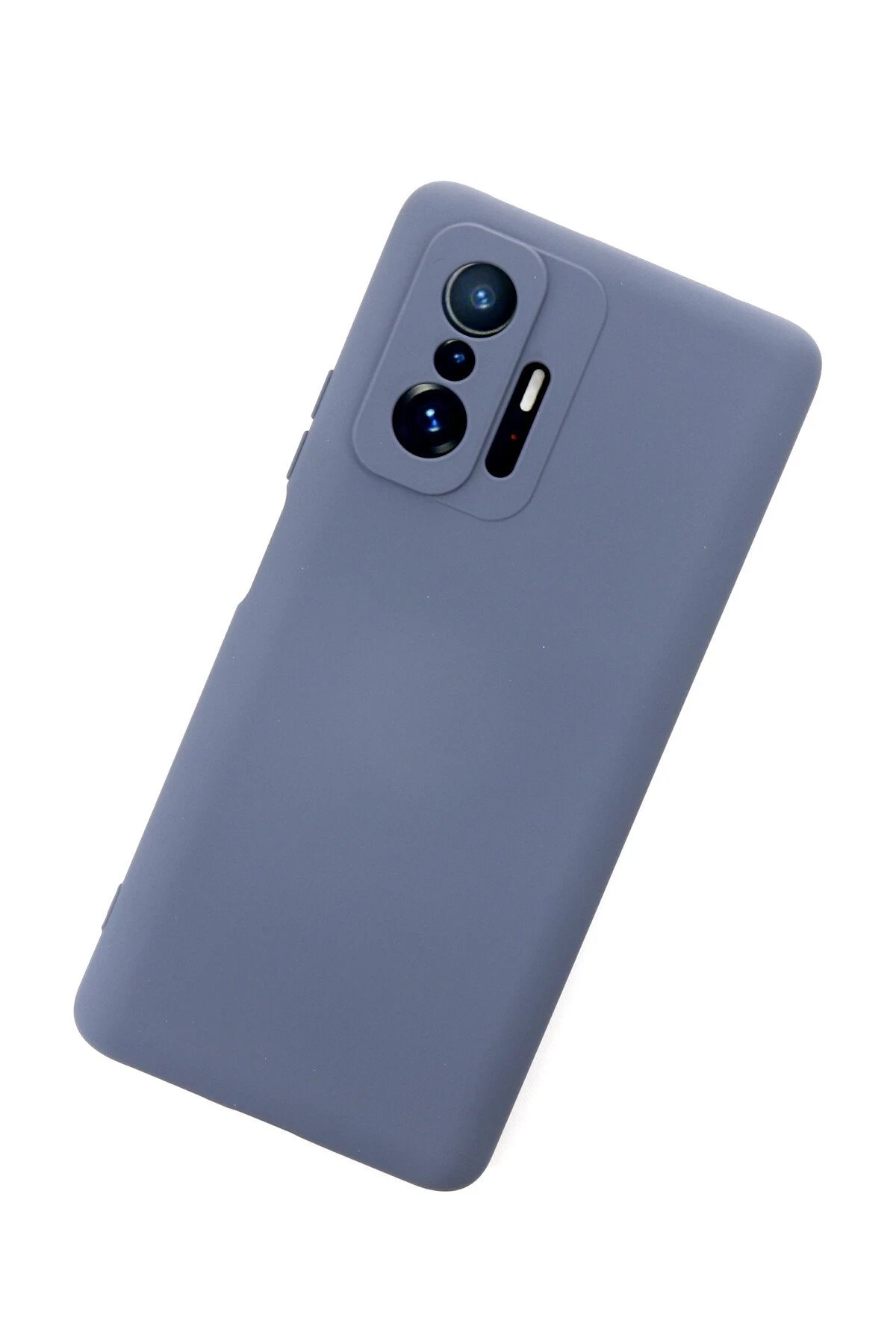 Newface Xiaomi Mi 11T Pro Kılıf Nano içi Kadife Silikon - Gri