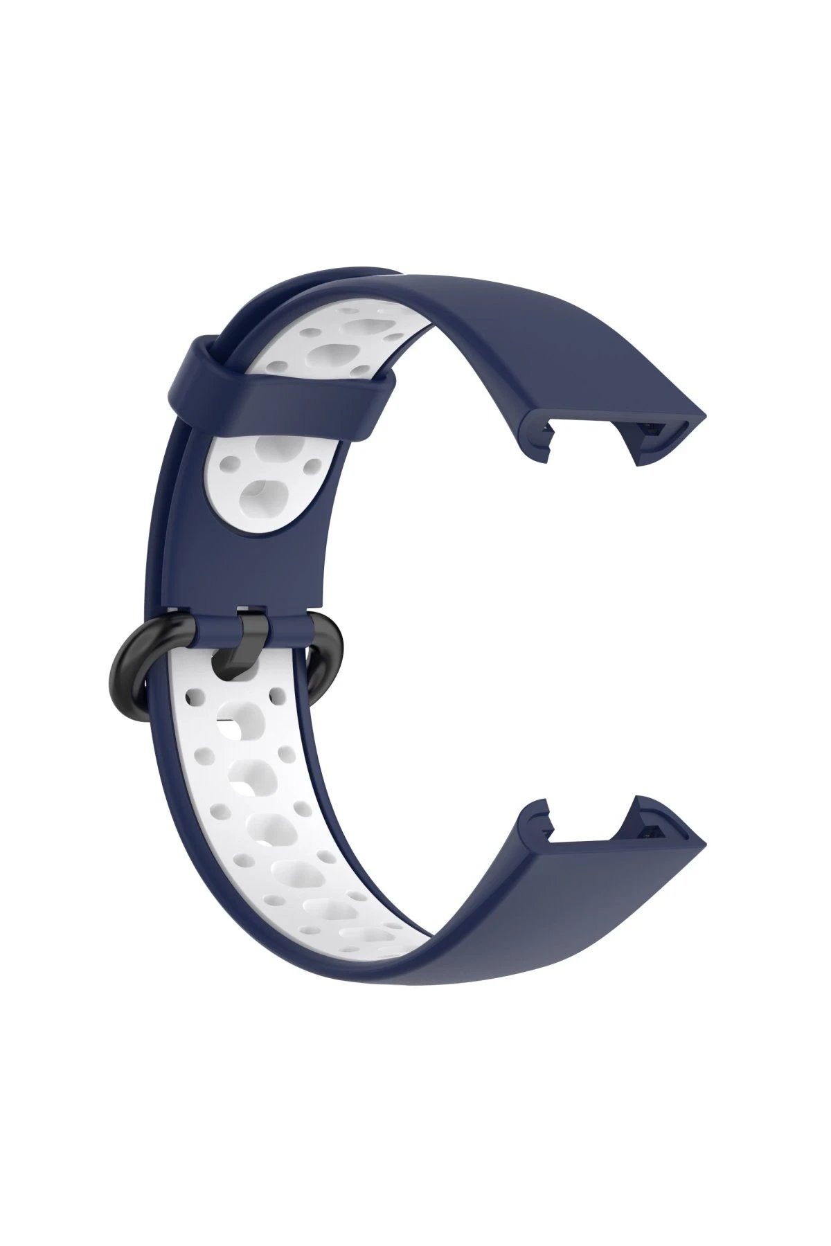 Newface Xiaomi Redmi Watch 2 Spor Delikli Kordon - Lacivert-Beyaz