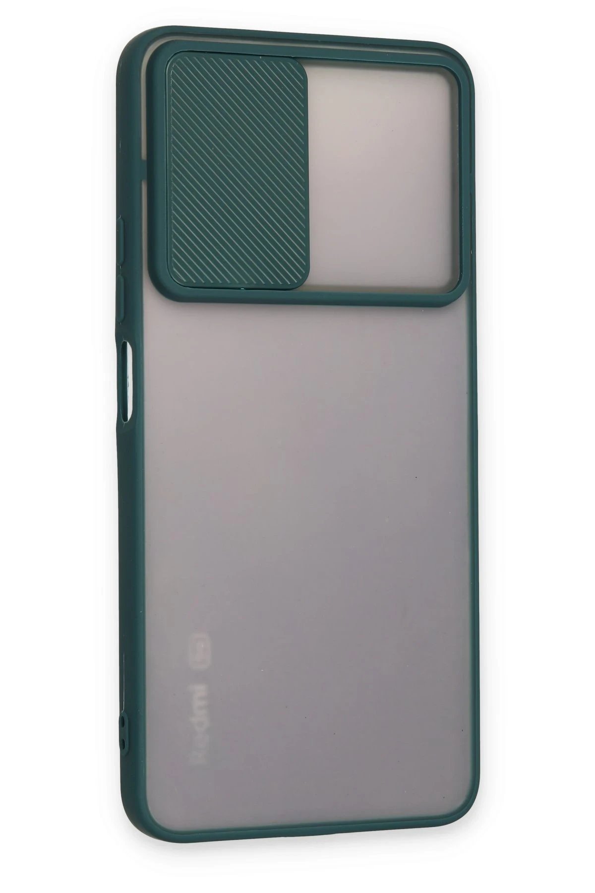 Newface Xiaomi Redmi Note 11 Pro Plus 5G Kılıf Palm Buzlu Kamera Sürgülü Silikon - Yeşil