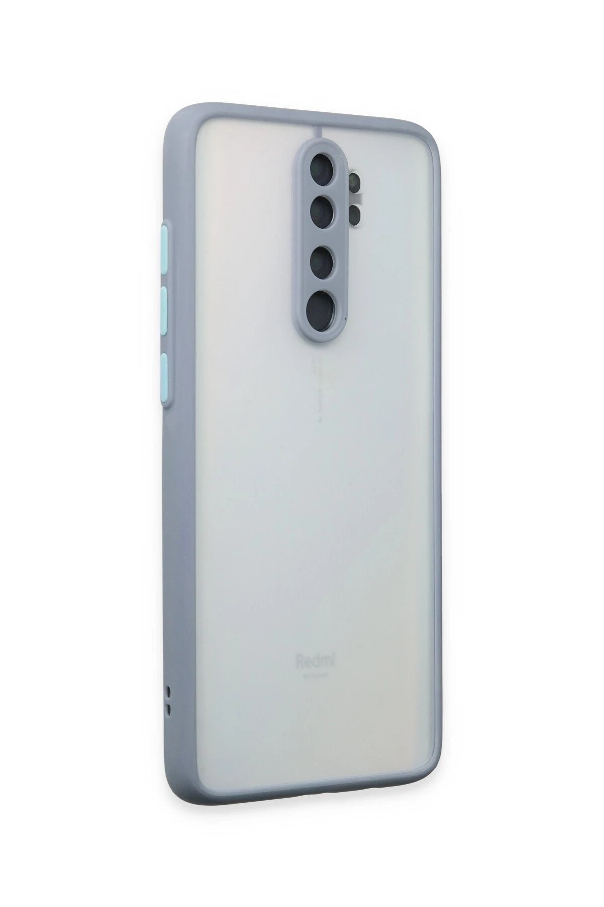 Newface Xiaomi Redmi Note 8 Pro Kılıf Montreal Silikon Kapak - Gri