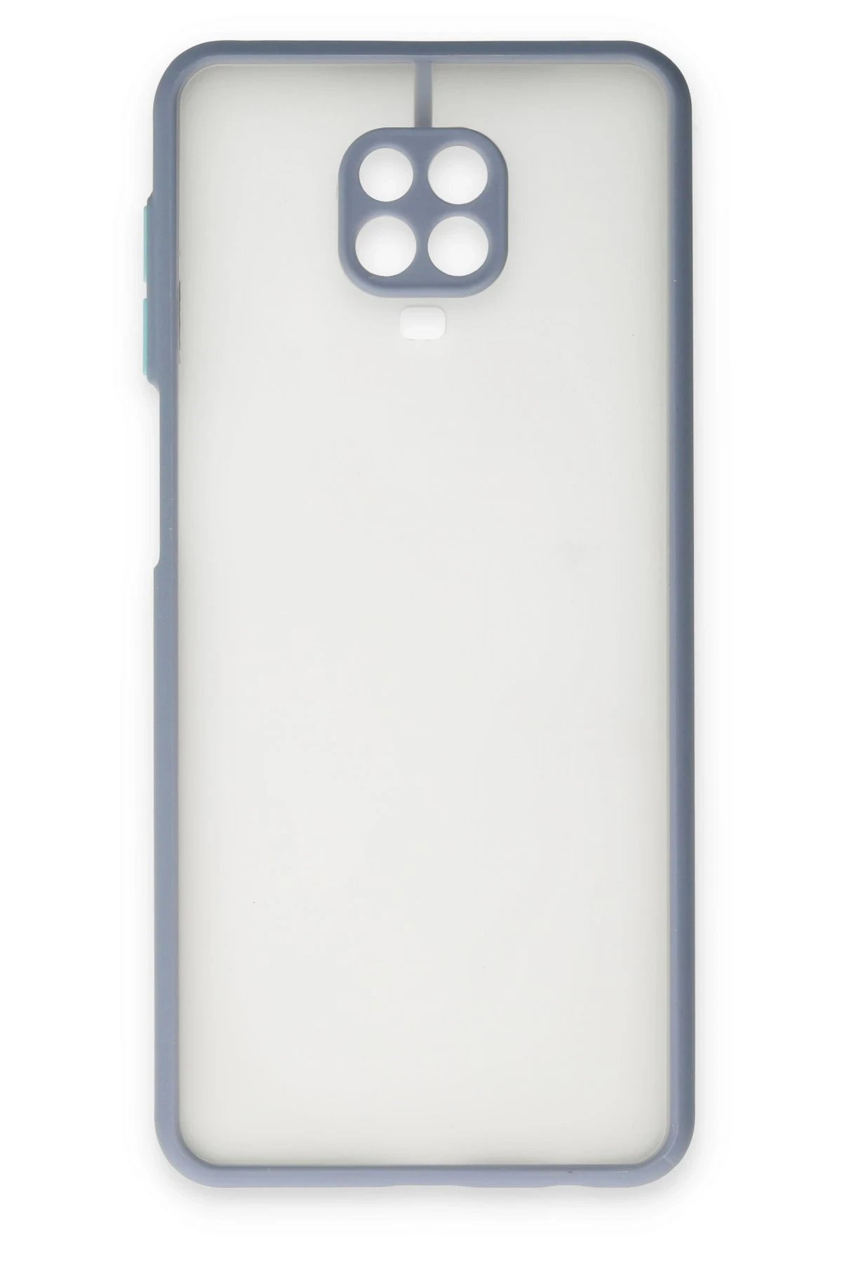 Newface Xiaomi Redmi Note 9 Pro Kılıf Montreal Silikon Kapak - Gri